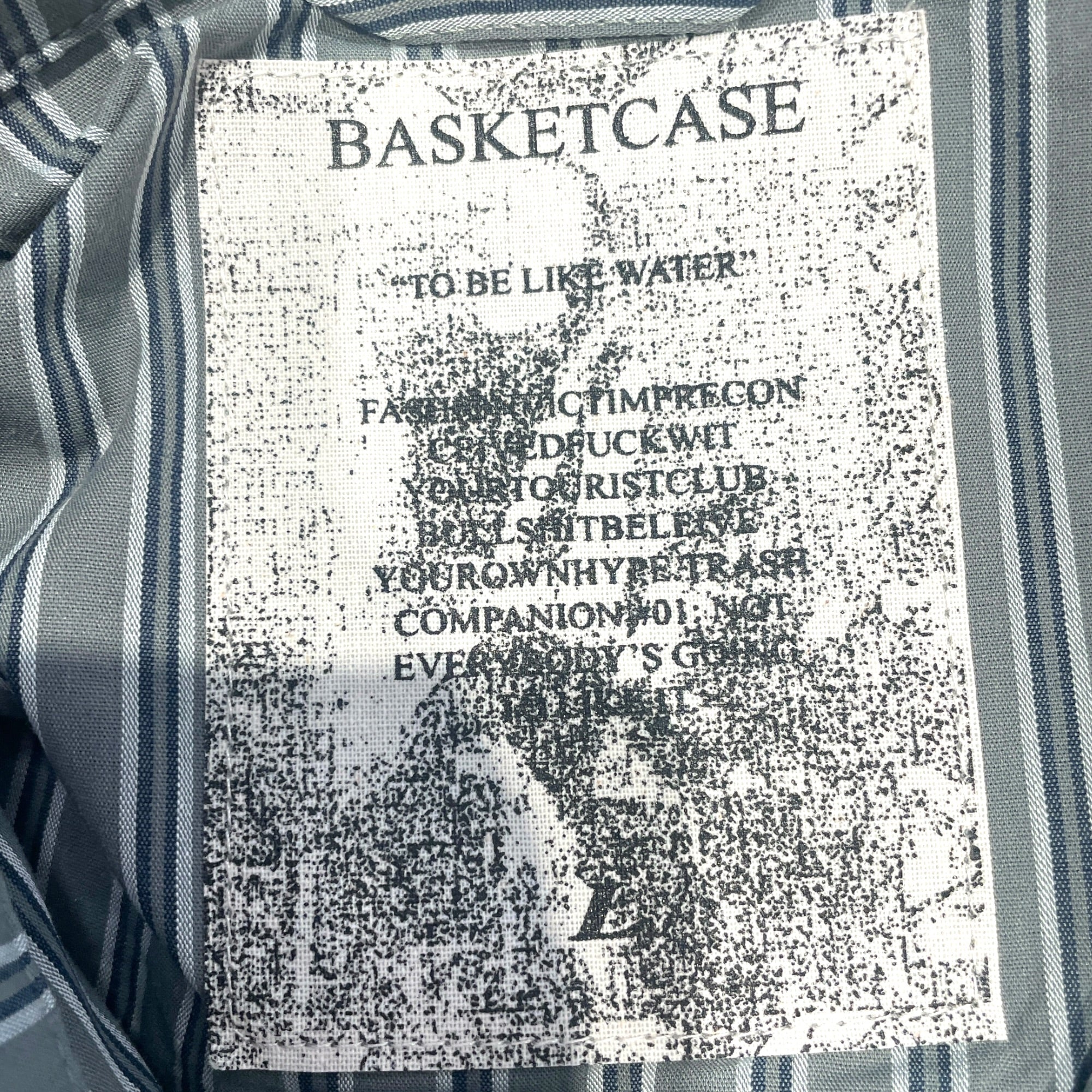 basketcase gallery/LS Shirt/L/Cotton/GRN/Stripe/Riot Button Up view 3