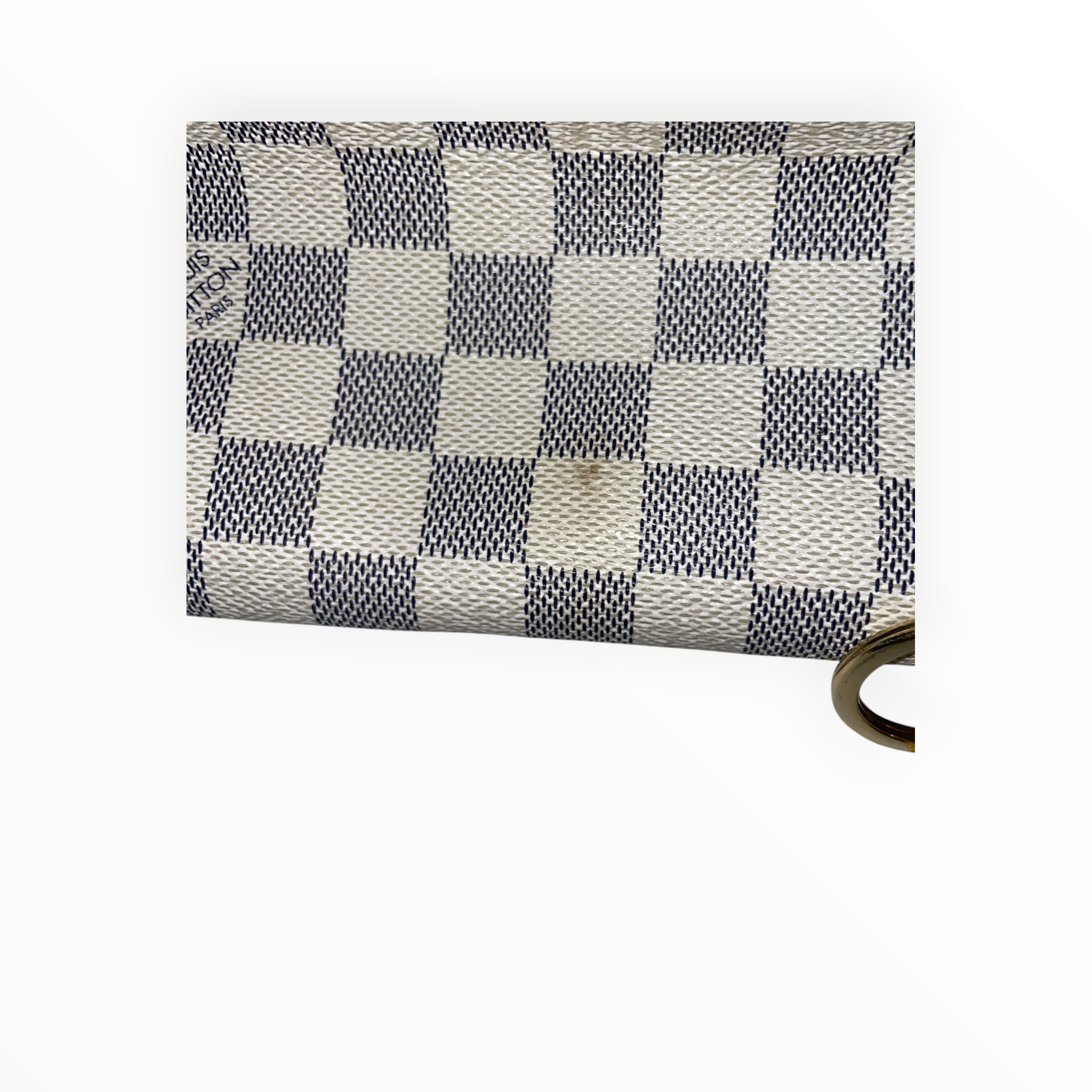 LOUIS VUITTON/Tote Bag/All Over Print/Leather/CRM/artsy mm damier azur view 6