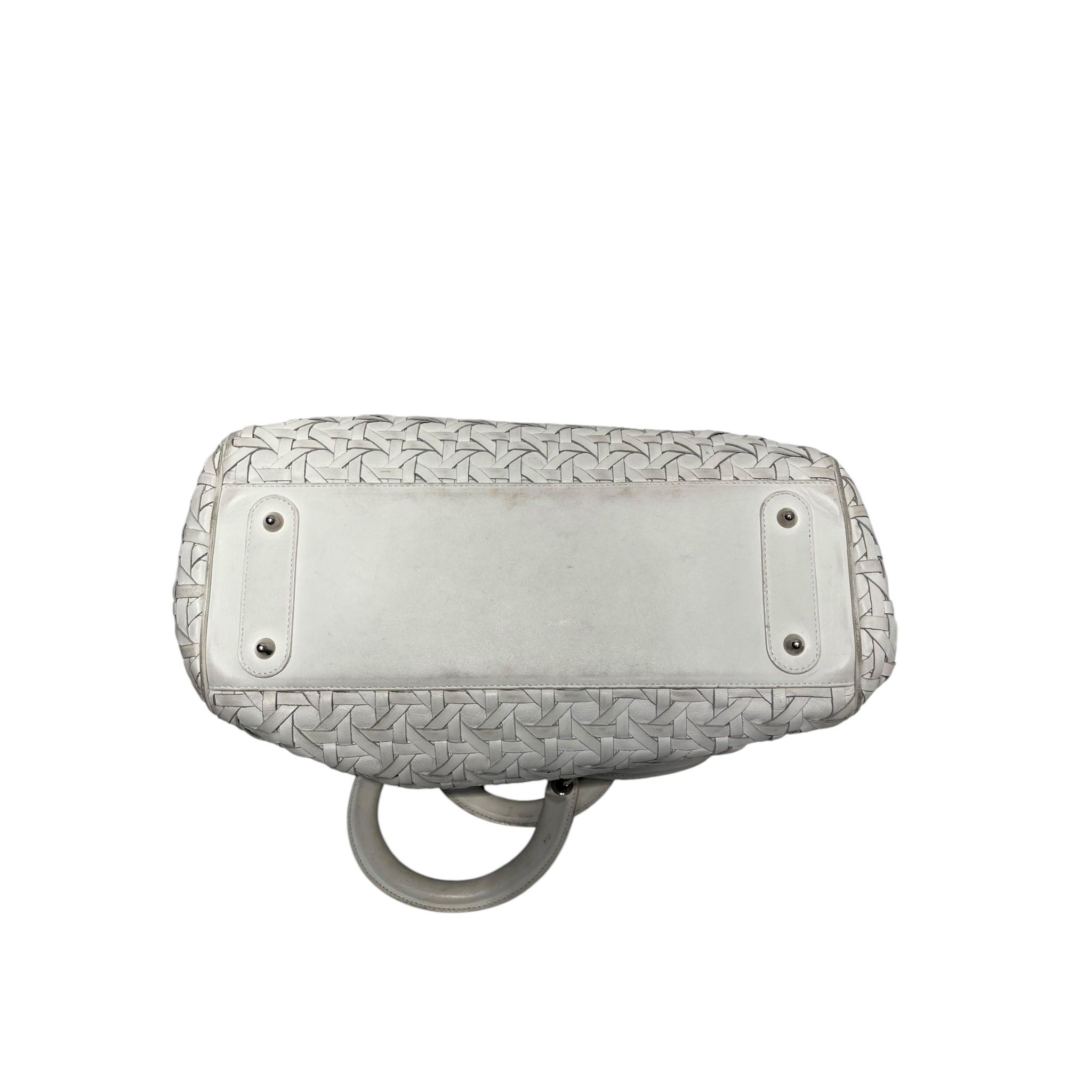 Christian Dior/Bag/Leather/WHT/ view 4