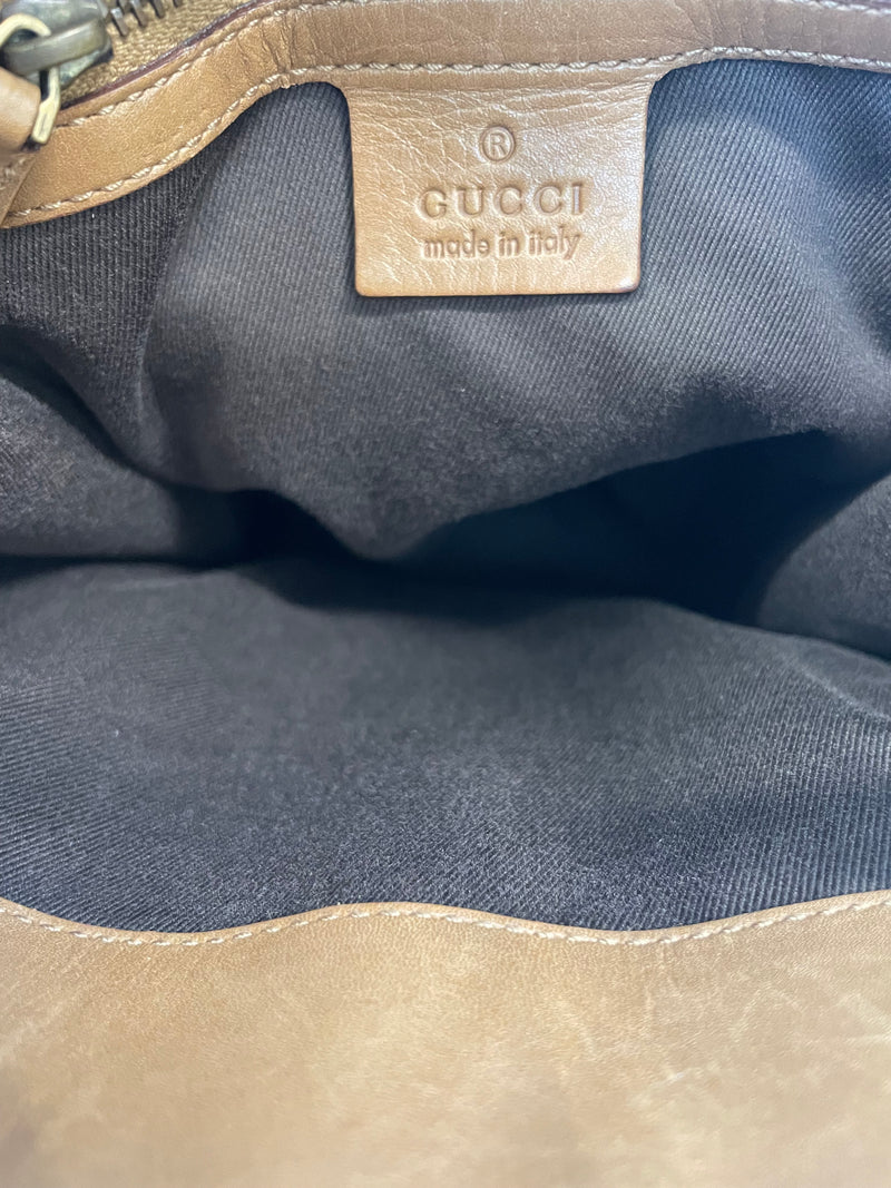 GUCCI/Tote Bag/OS/Monogram/Leather/BEG/GG SHOULDER BAG