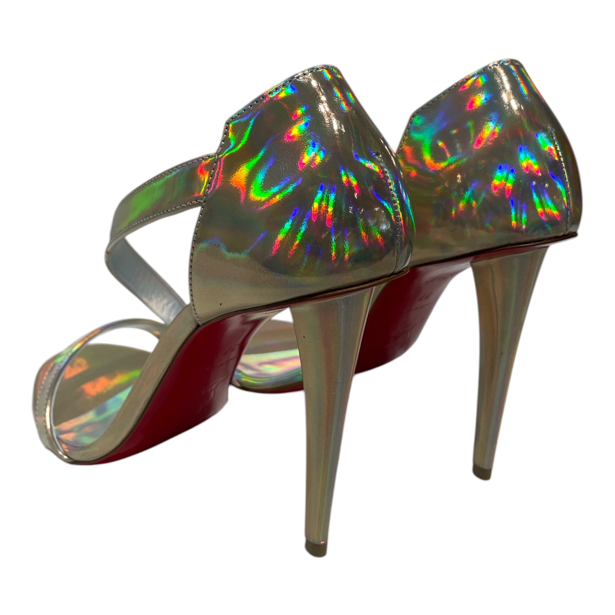 Christian Louboutin/Heels/EU 37/Iridescent/SLV/Atridal Irridescent Heel view 2