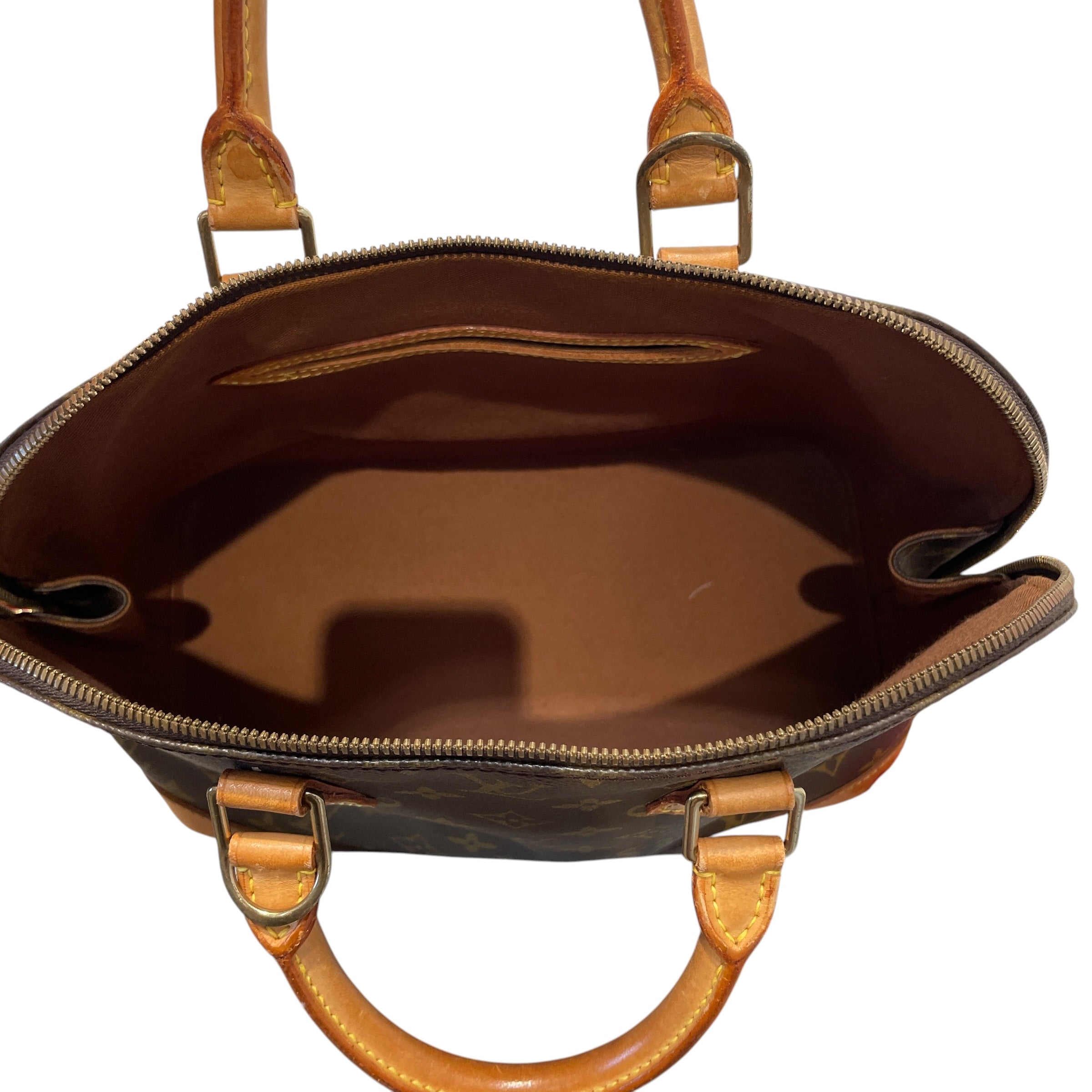 LOUIS VUITTON/Hand Bag/Monogram/Leather/BRW/Alma PM view 6