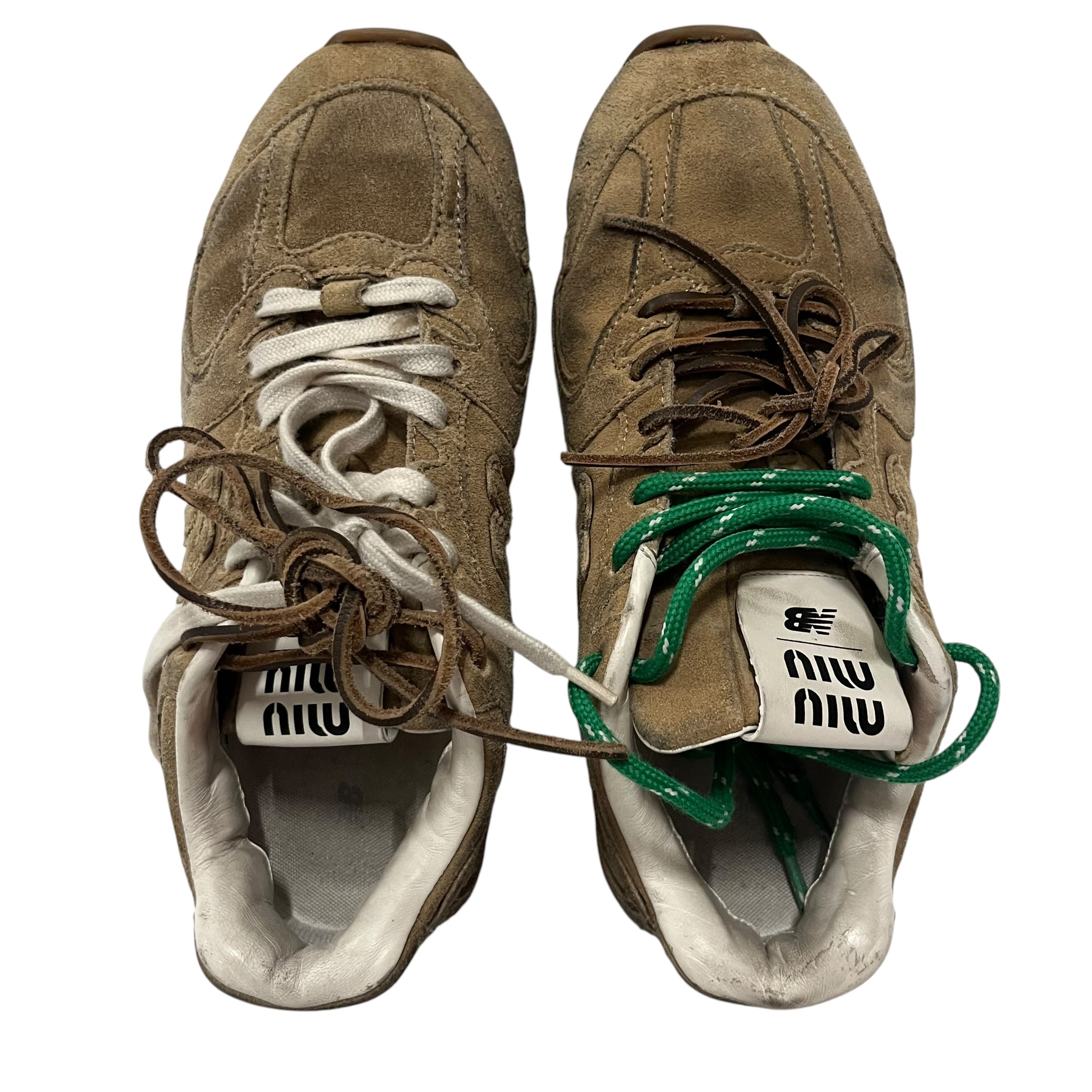 NEW BALANCE/Low-Sneakers/EU 38/Suede/CML/MIU MIU 530 SL view 11