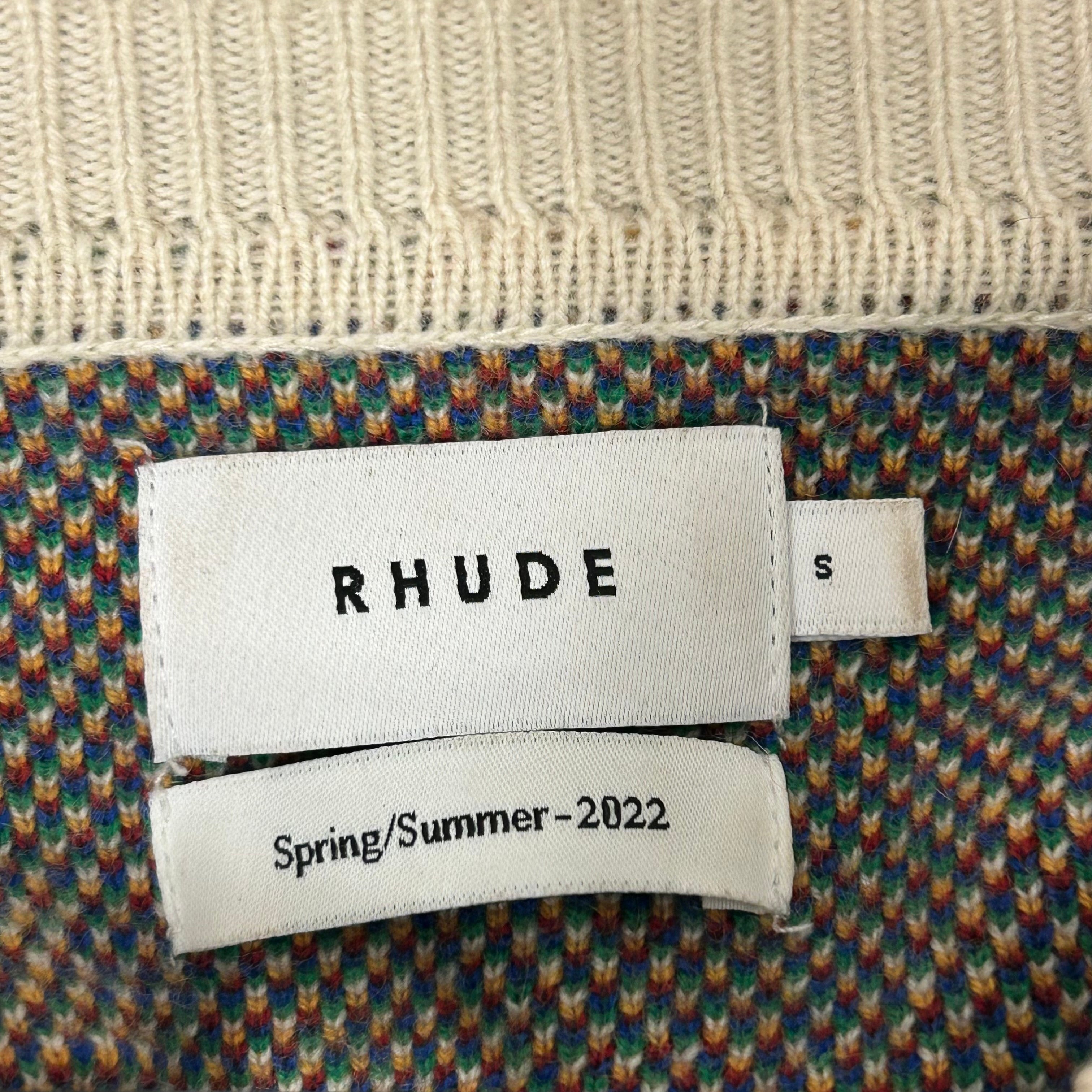 RHUDE/Sweater/S/Paisley/Wool/CRM/ view 3