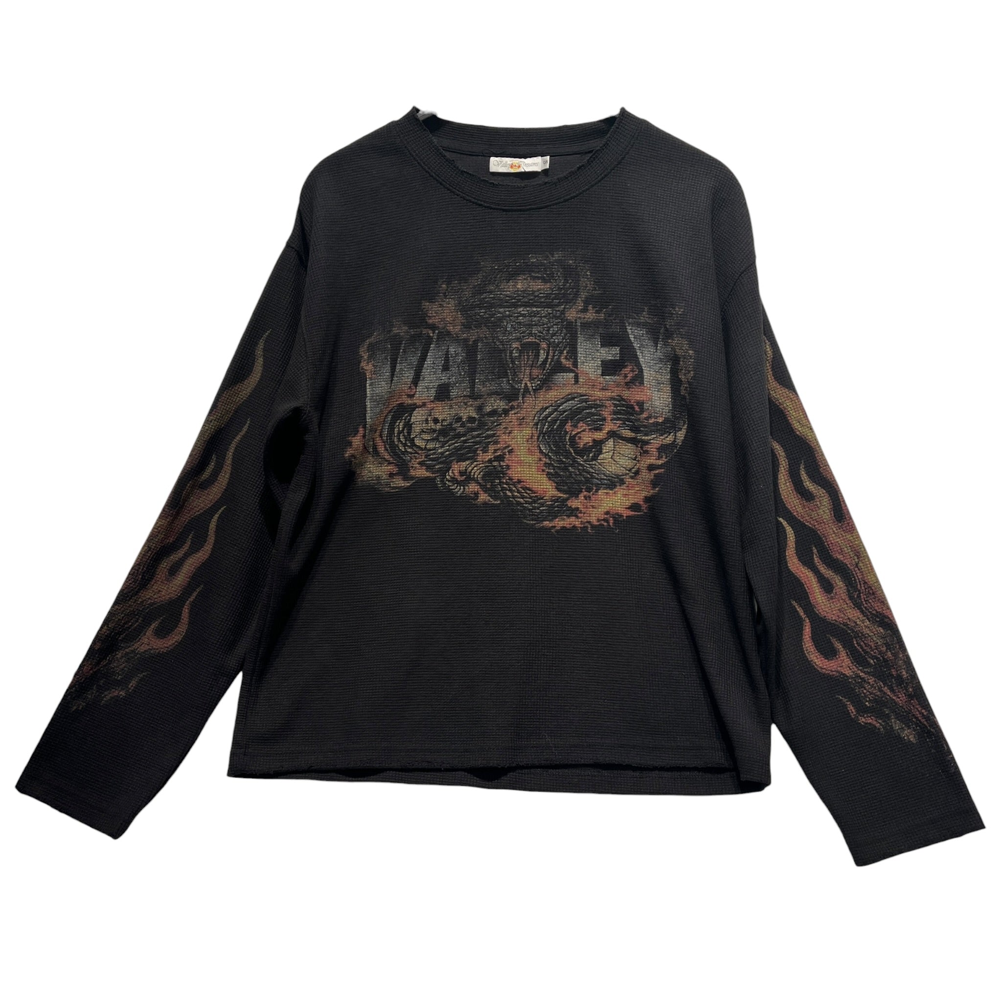 Valley Dreams/LS T-Shirt/S/Cotton/BLK/Graphic/SNake Thermal Long Sleeve view 1