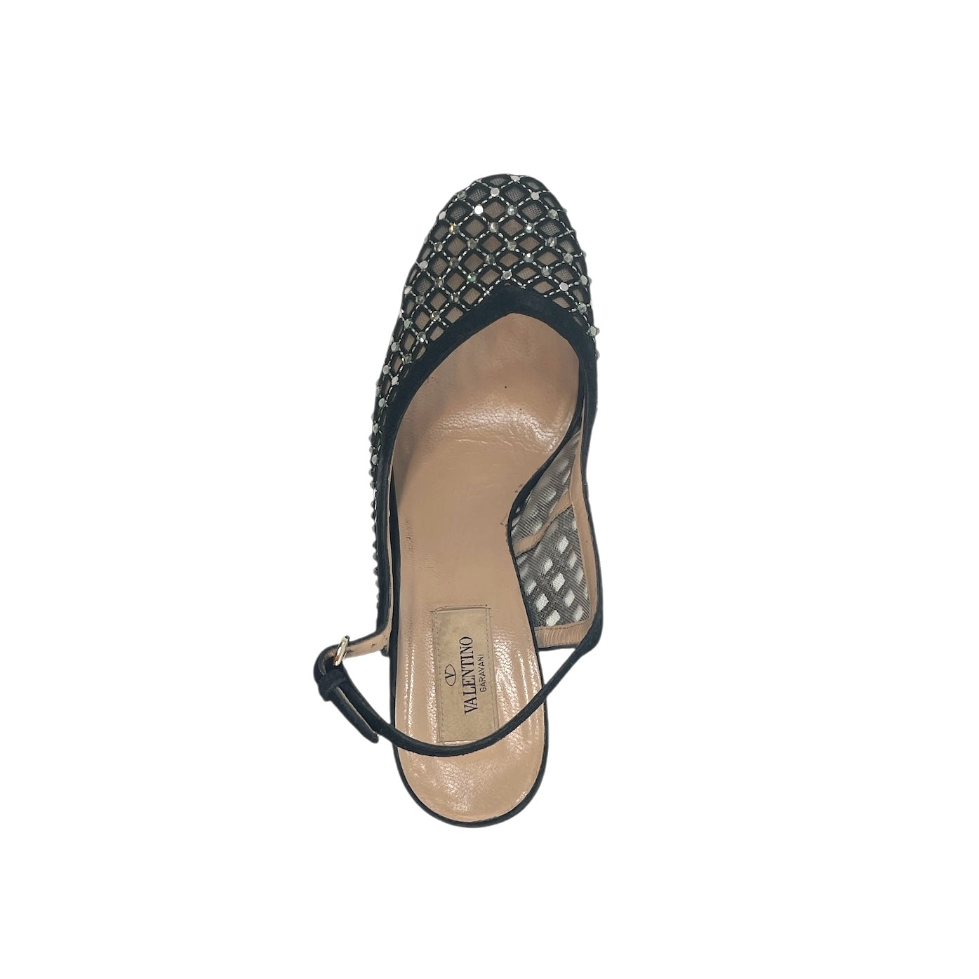 VALENTINO/Heels/US 9/BLK/STUDDED SLINGBACK view 3