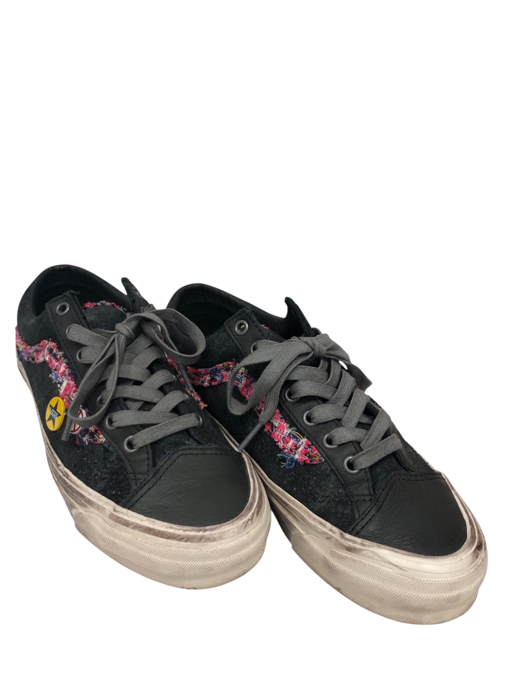 VANS/Low-Sneakers/US 8/Cotton/GRY/souvenior old skool 36 view 1