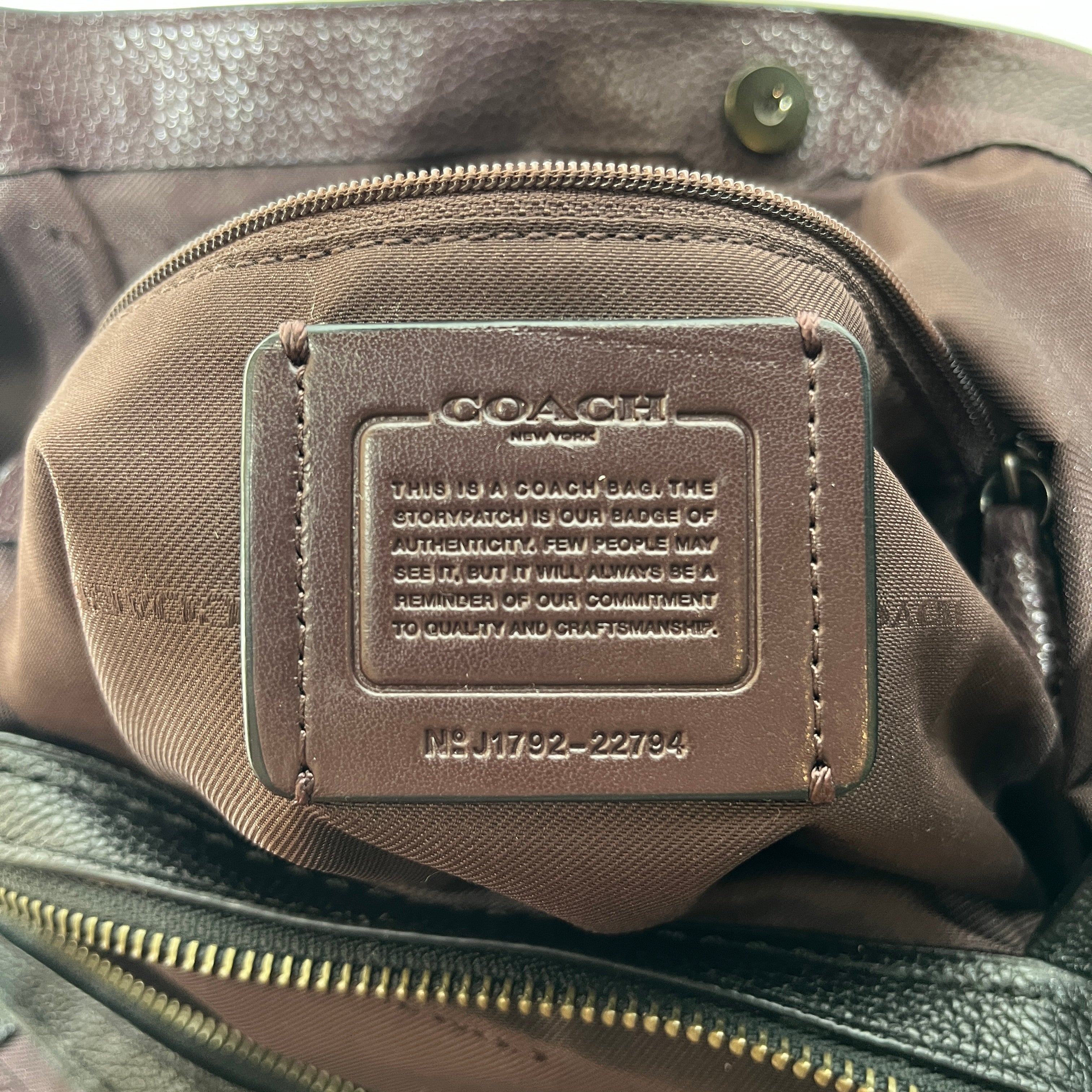 COACH/Hand Bag/Leather/BLK/EDIE 31 STUDDED view 4