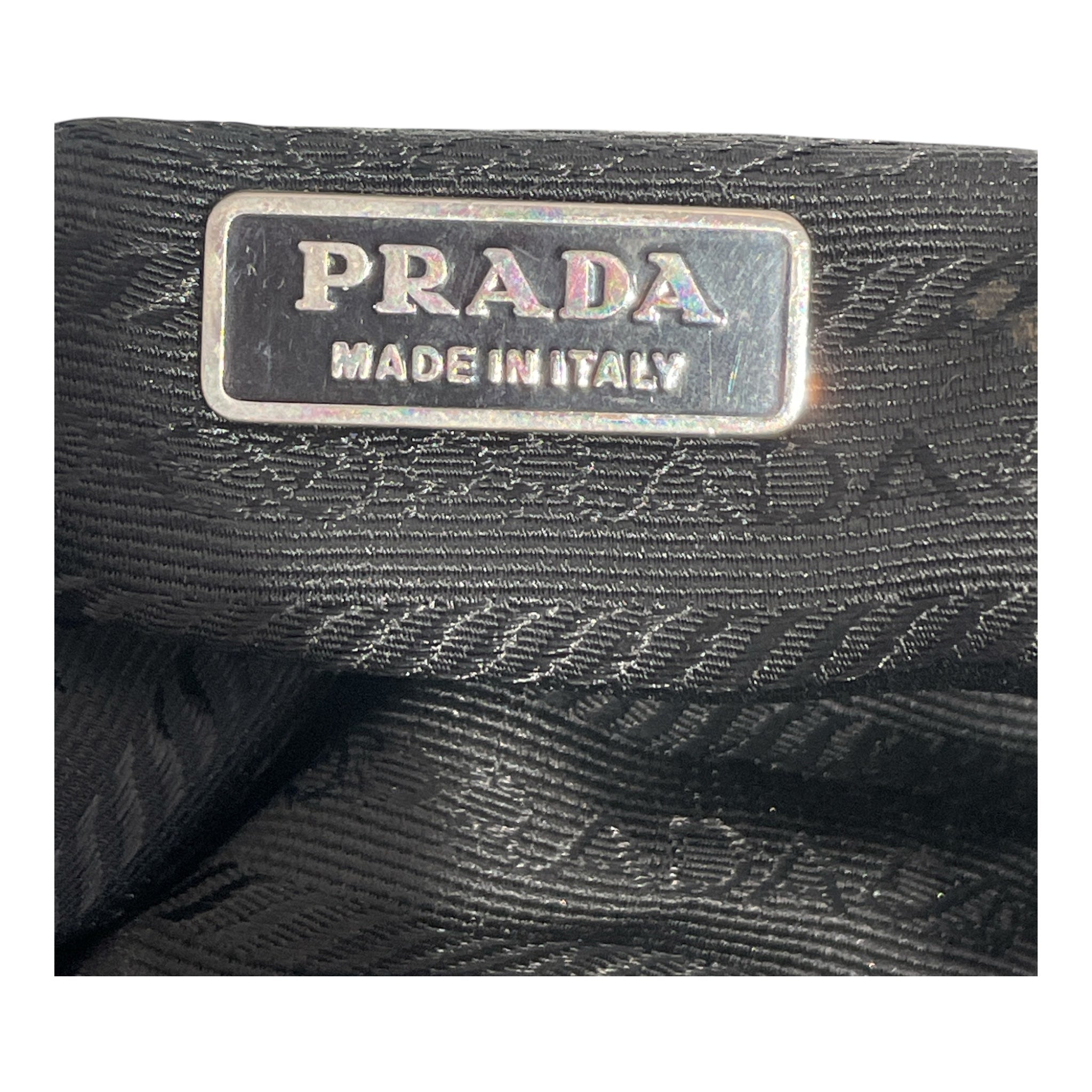 PRADA/Cross Body Bag/Leather/BLK/Calf Leather Shoulder Bag view 3