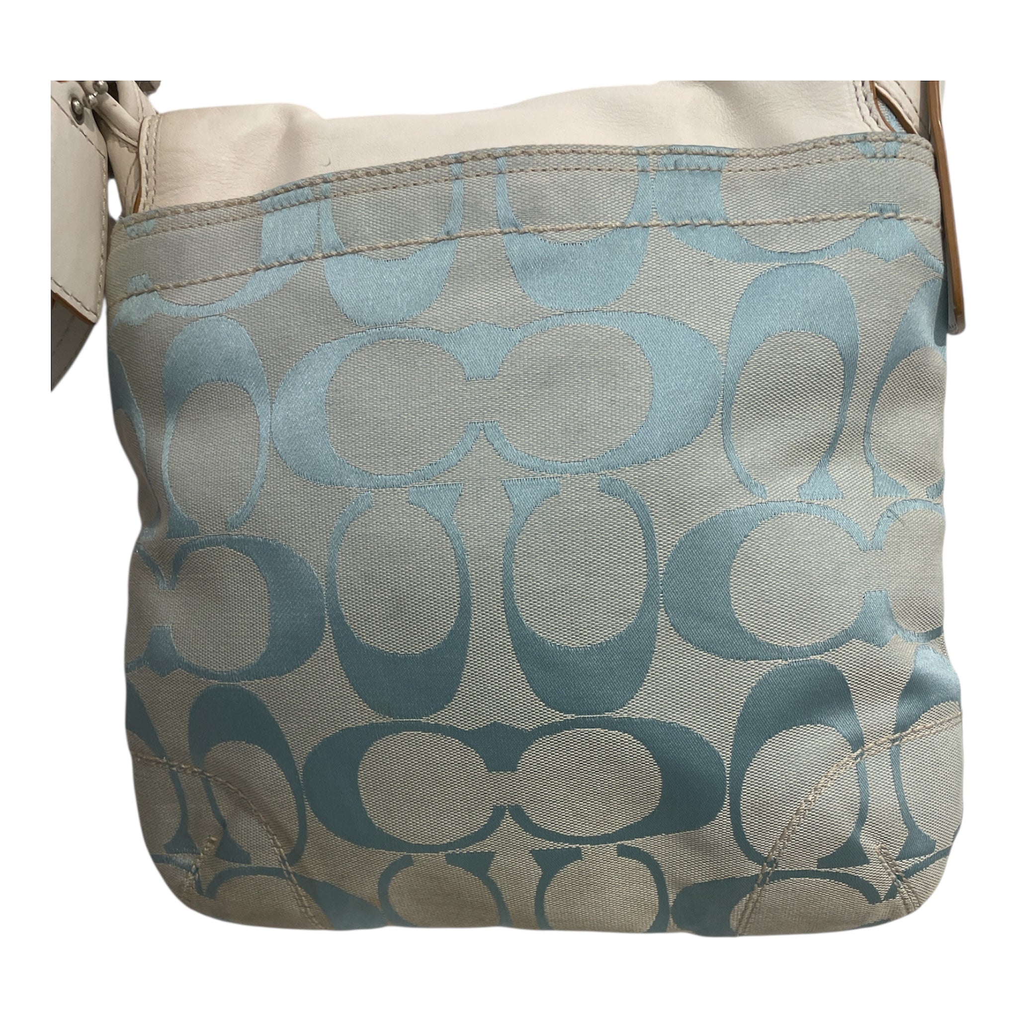 COACH/Cross Body Bag/Monogram/Cotton/BLU/COACH B0932 BABY BLUE view 4