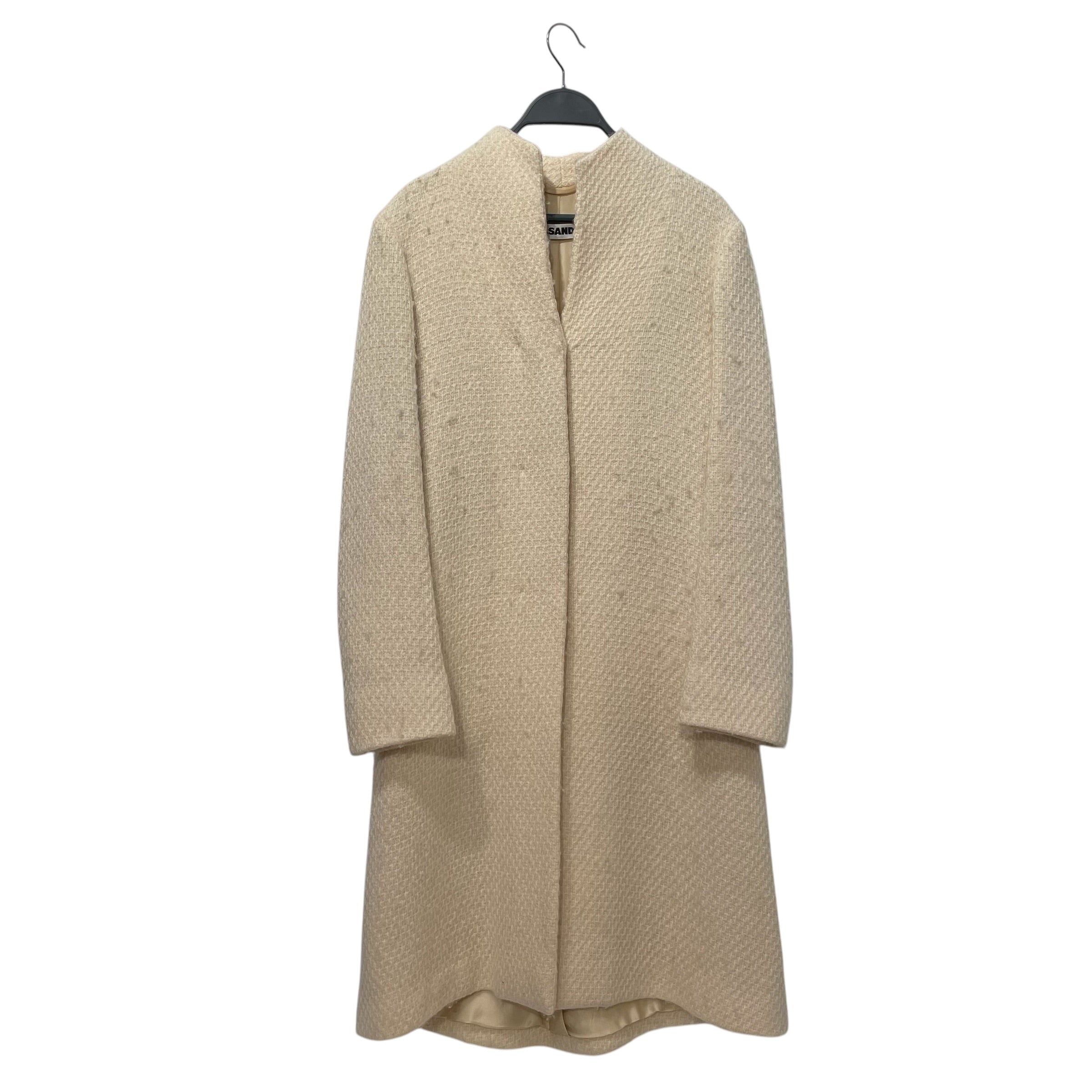 JIL SANDER/Coat/34/Wool/CRM/hidden buttons rn#104642 view 1