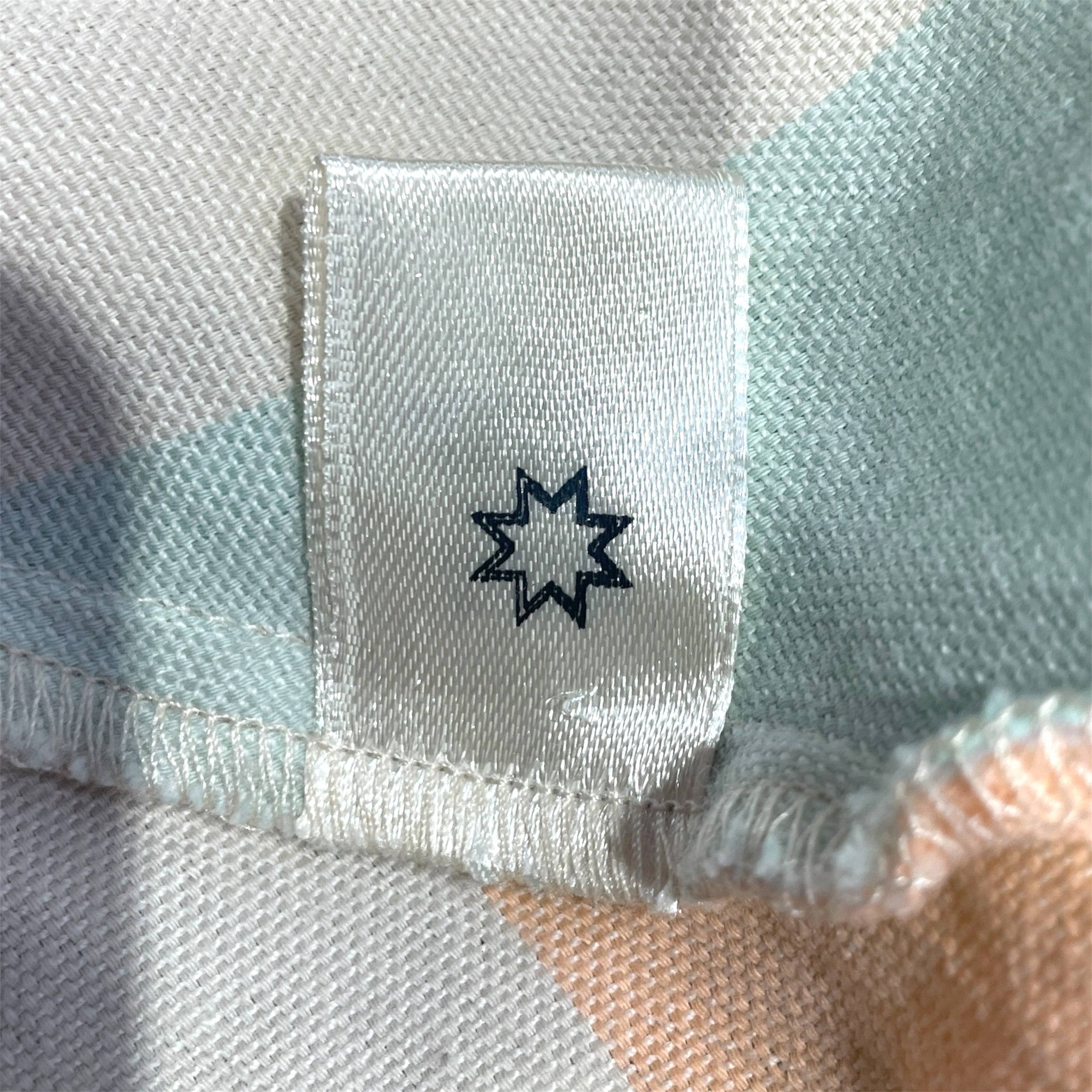 Marrakshi Life /Blouse/S/Stripe/Linen/GRN/Stripped Mandieran Collar view 5