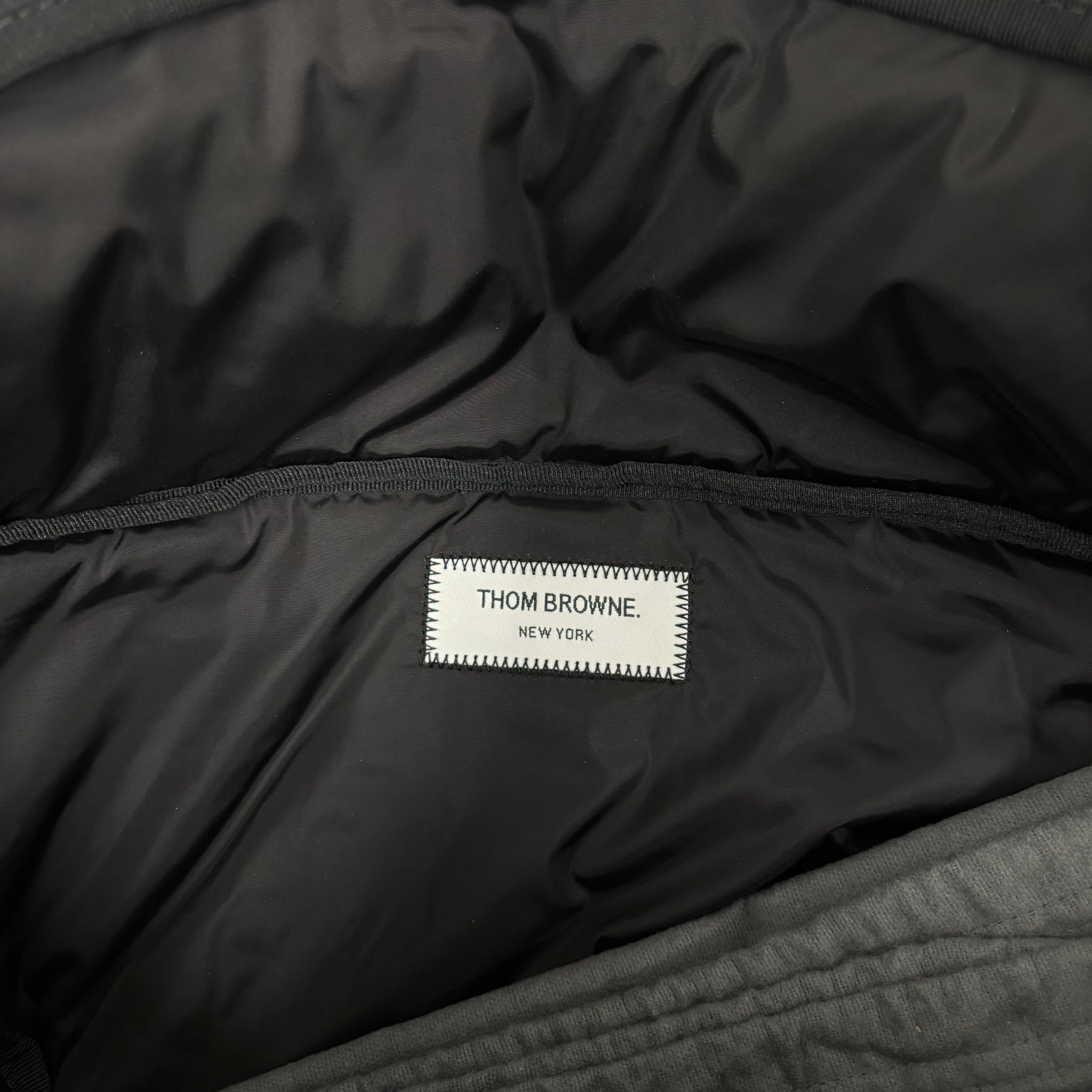 THOM BROWNE. NEW YORK/Cross Body Bag/Nylon/BLK/BUM BAG NYLON view 4