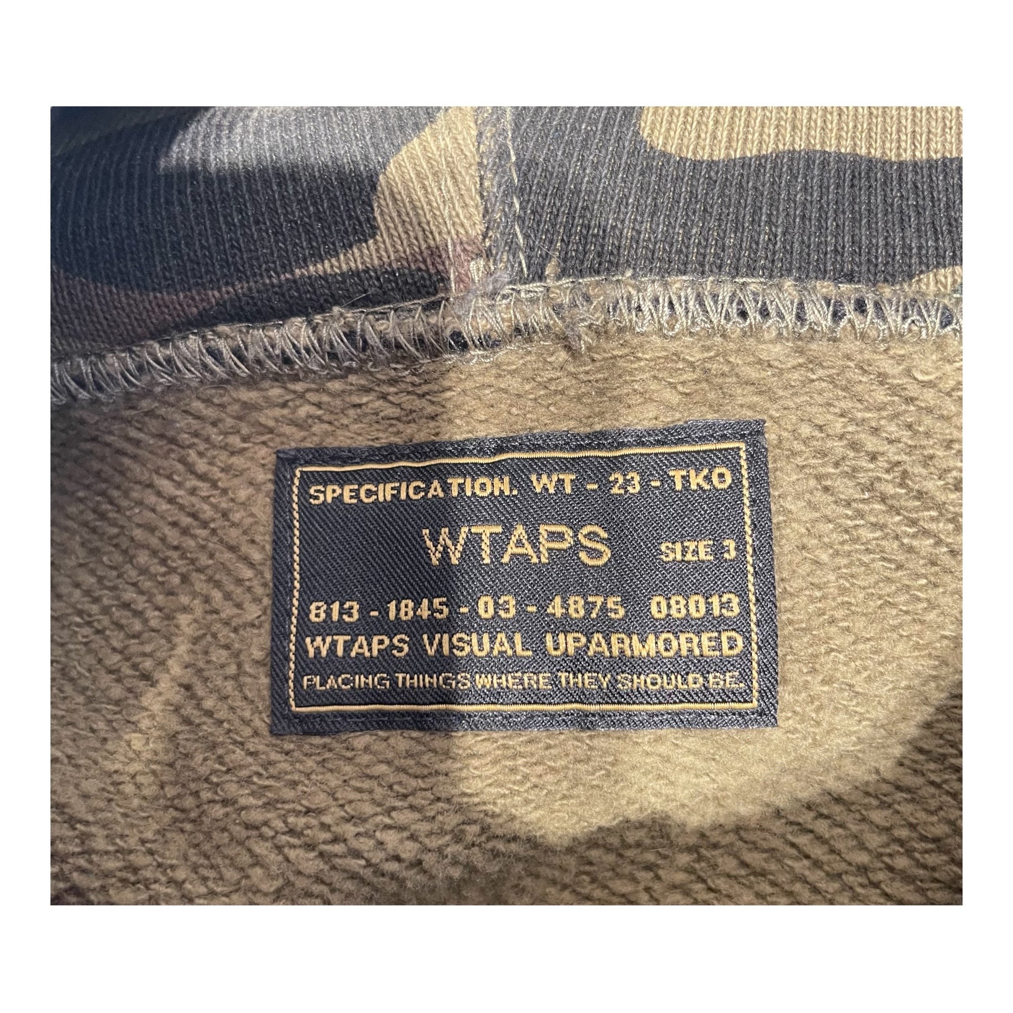 w)taps/A BATHING APE/Hoodie/M/All Over Print/Cotton/GRN/ view 3
