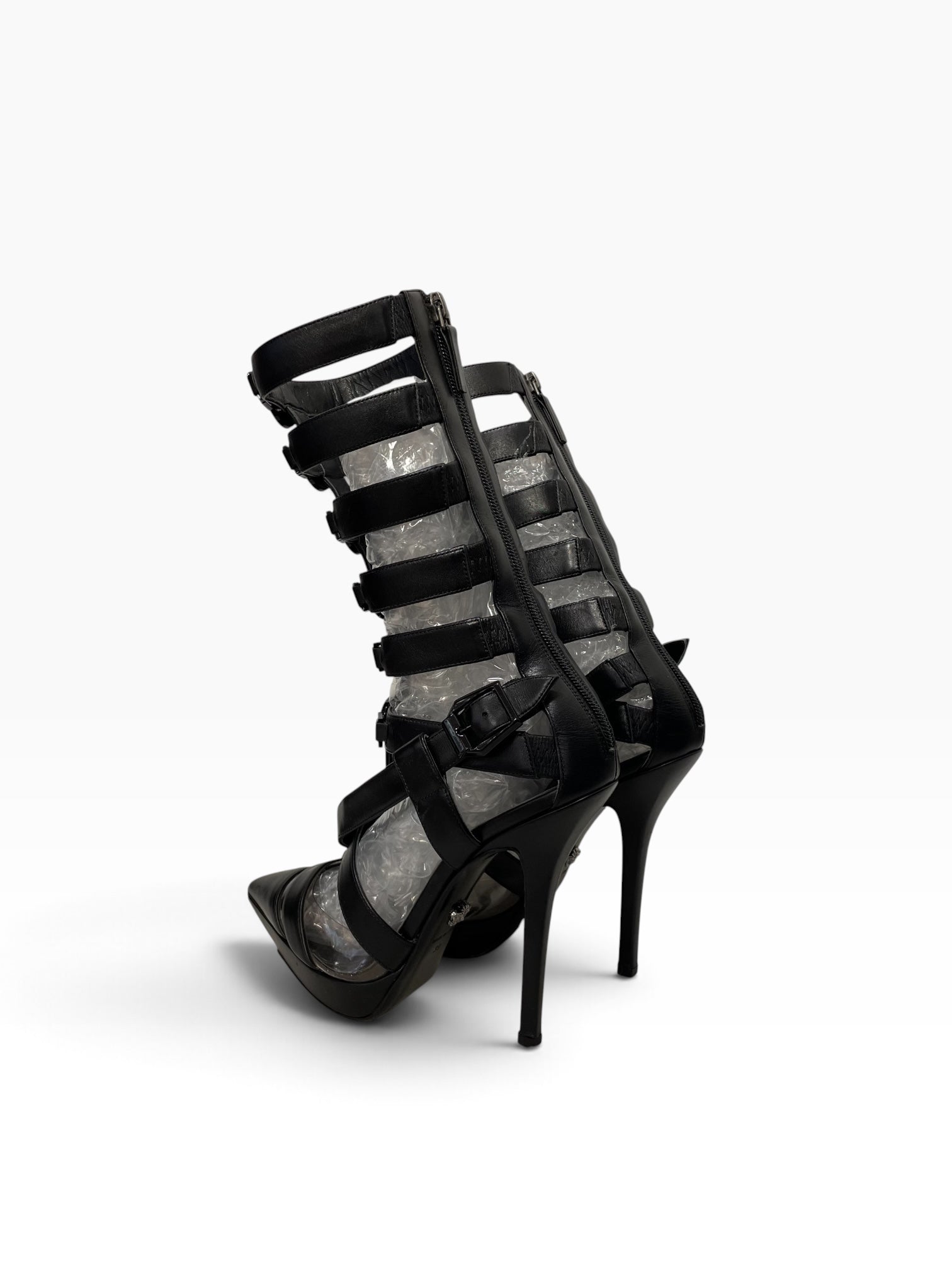 VERSACE/Heels/EU 39/Leather/BLK/ view 2