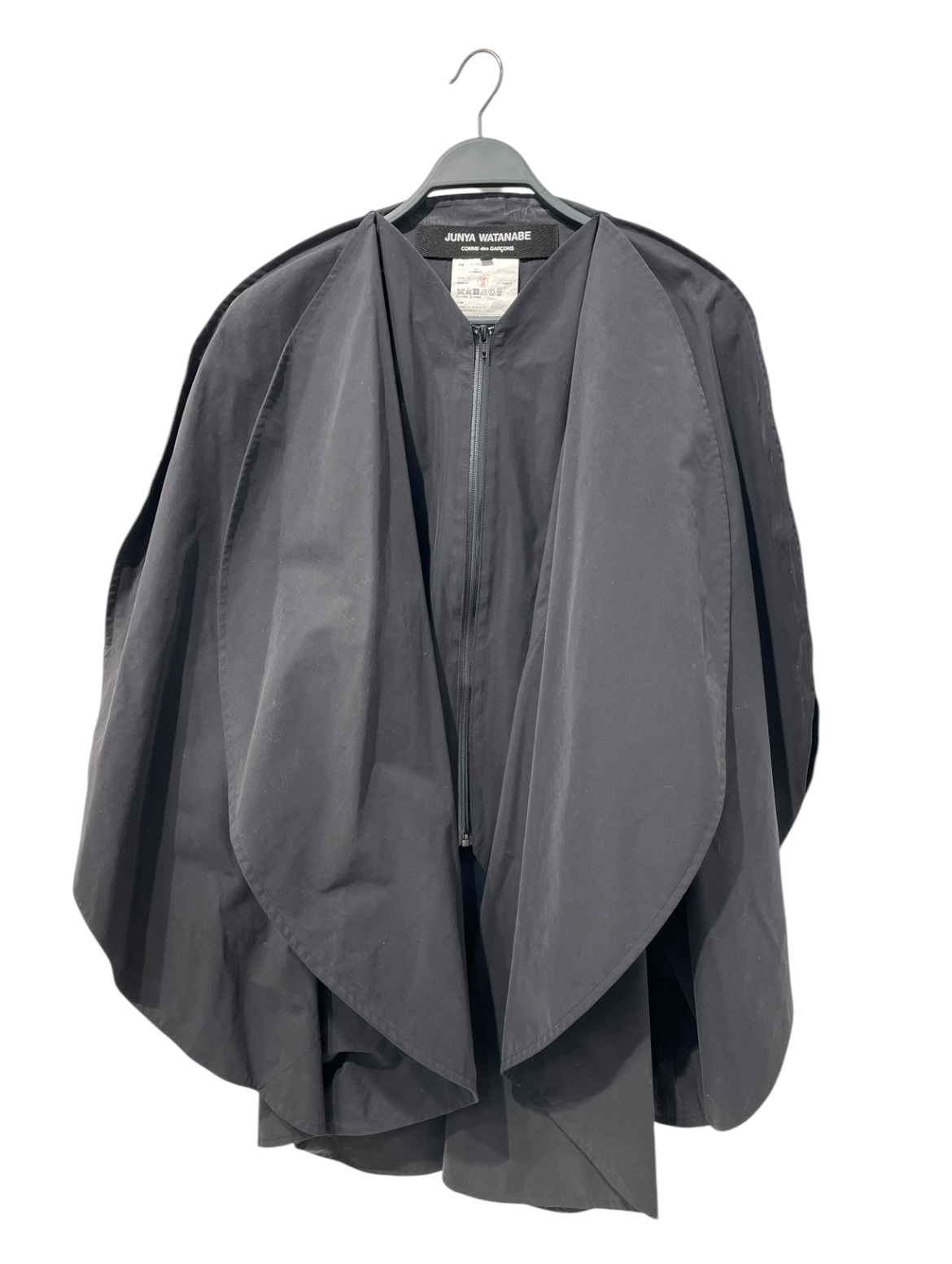 JUNYA WATANABE COMME des GARCONS/Jacket/M/Nylon/BLK/PONCHO CIRCLE SPRAY 2017 view 1