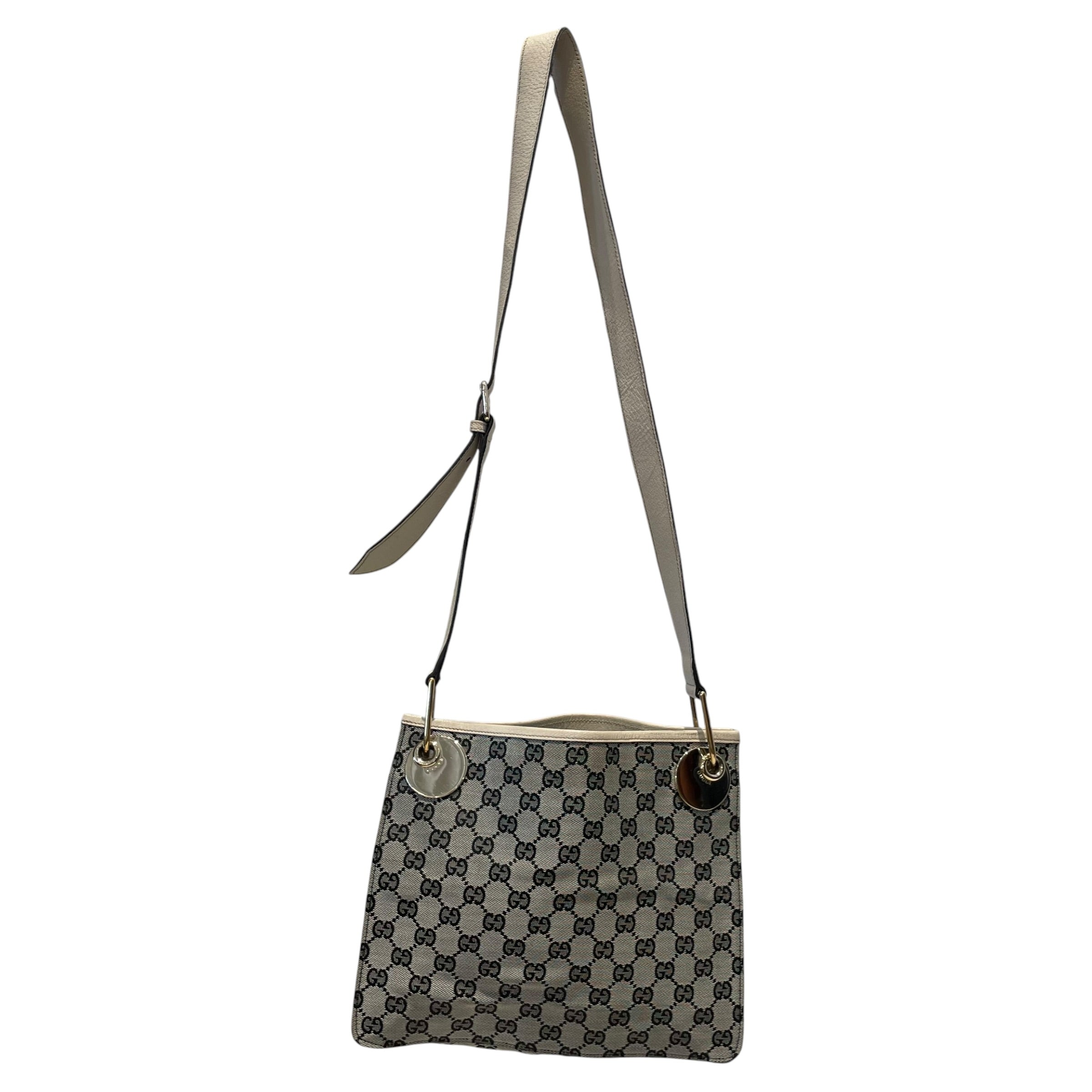 GUCCI/Cross Body Bag/Monogram/Cotton/GRY/GG CANVAS ECLIPSE view 2