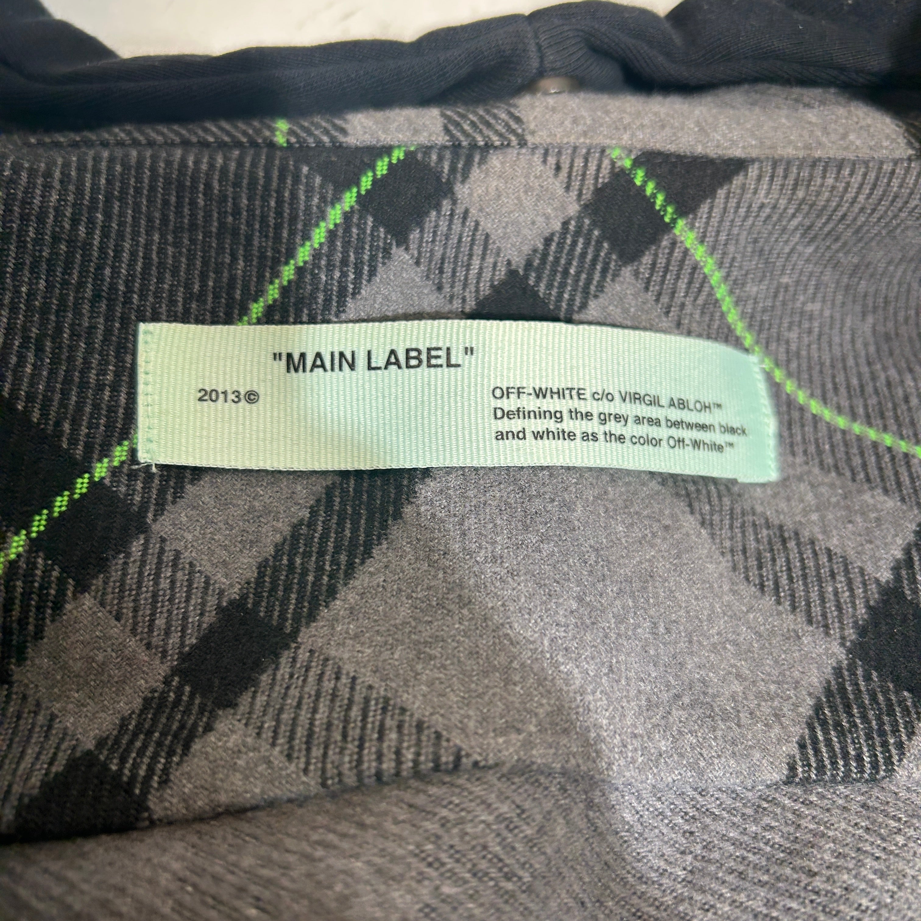 OFF-WHITE/Jacket/XXL/Cotton/GRY/Plaid/Off White x Undercover view 3