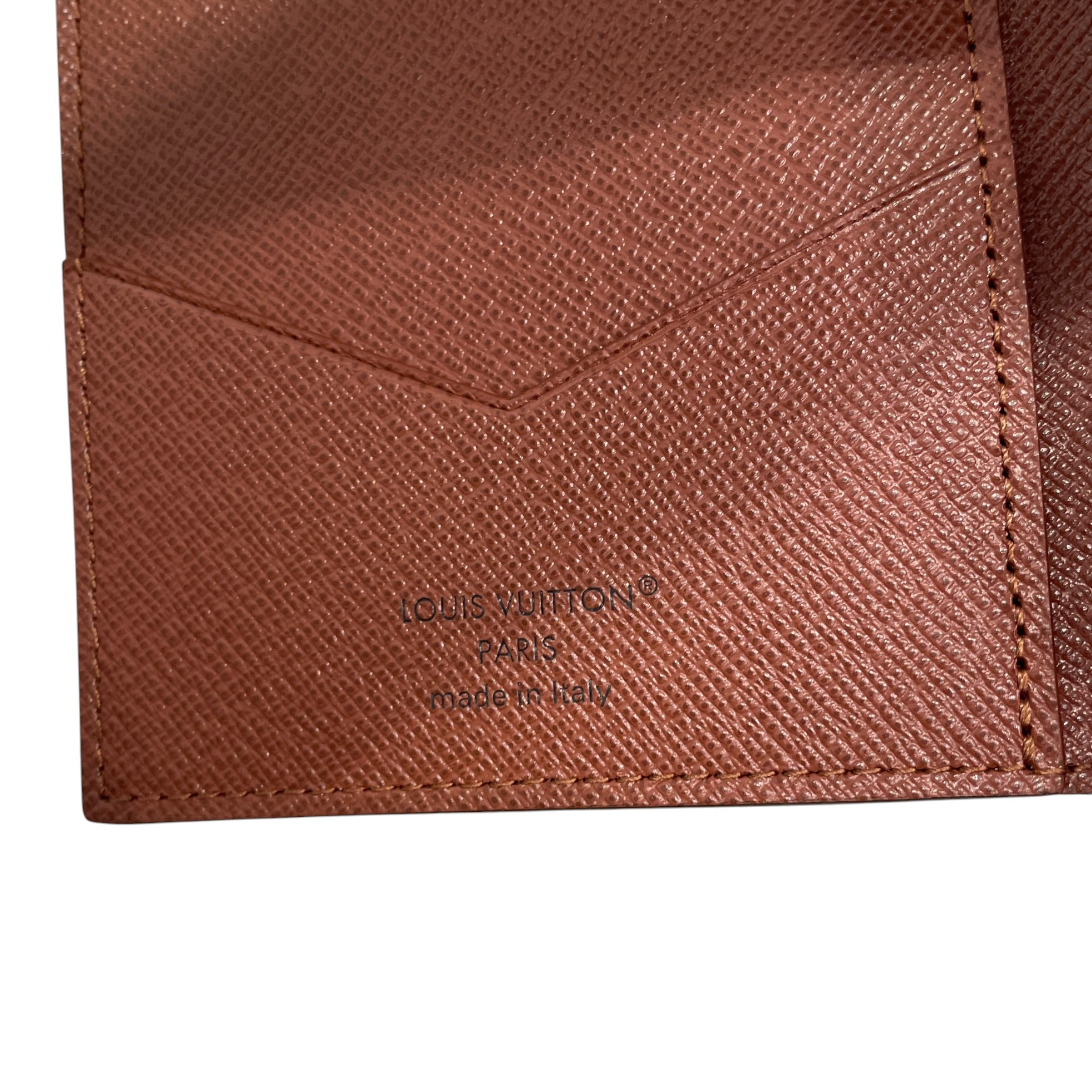 LOUIS VUITTON/Long Wallet/Monogram/Leather/BRW/M's/PASSPORT HOLDER view 4