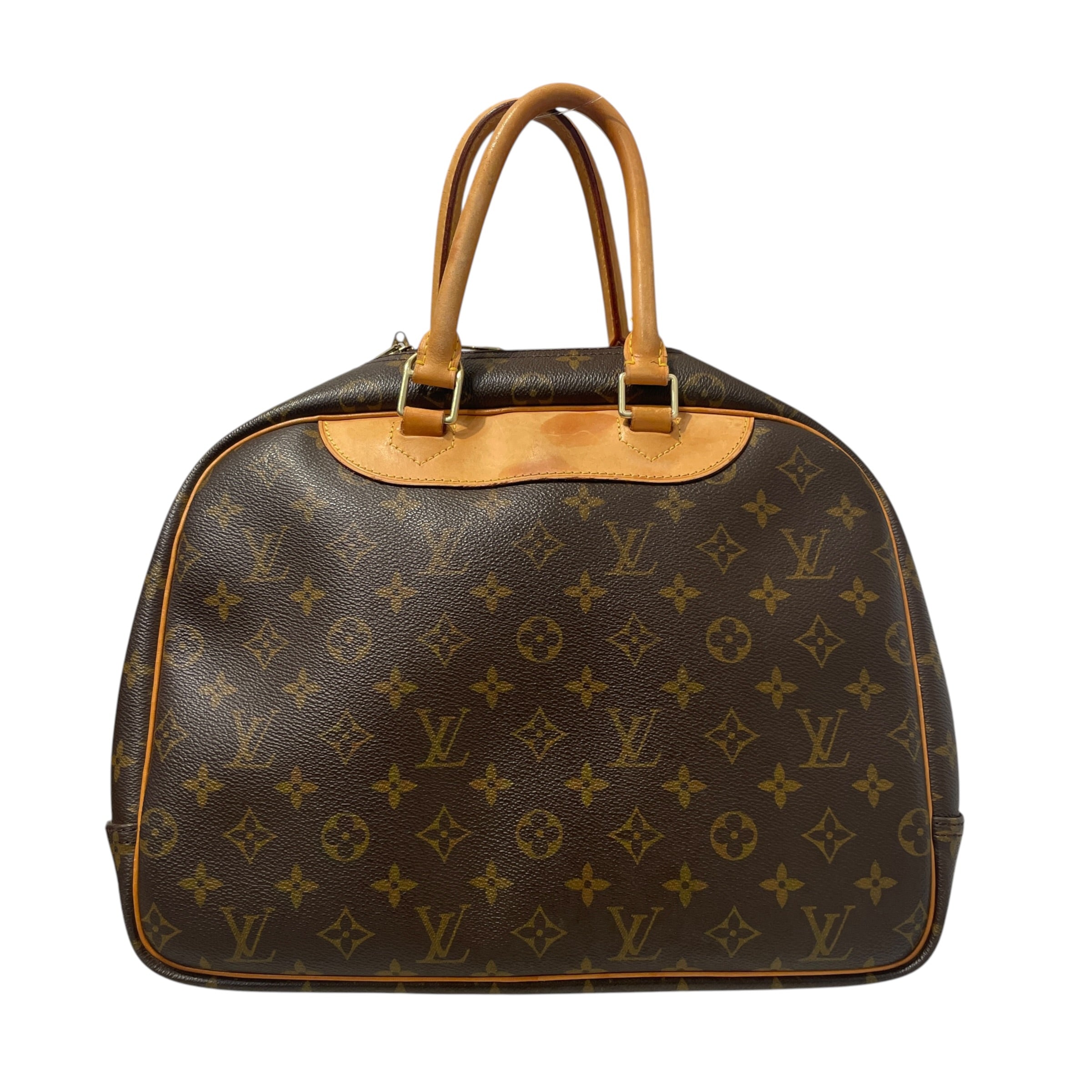 LOUIS VUITTON/Hand Bag/Monogram/Leather/BRW/Deauville Handbag view 2