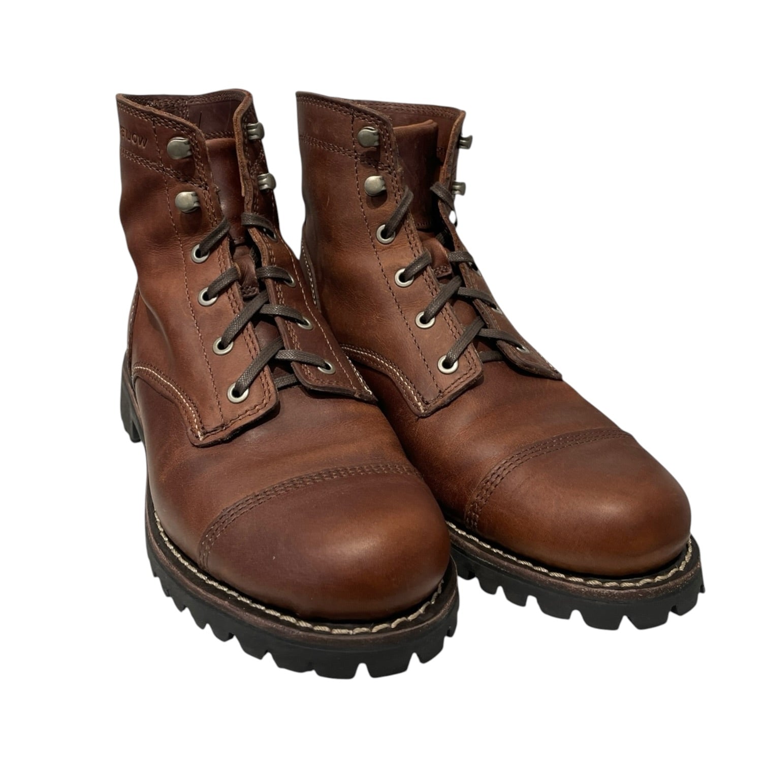WOLVERINE/Lace Up Boots/US 9.5/Leather/BRW/W990220 1000 mile view 1