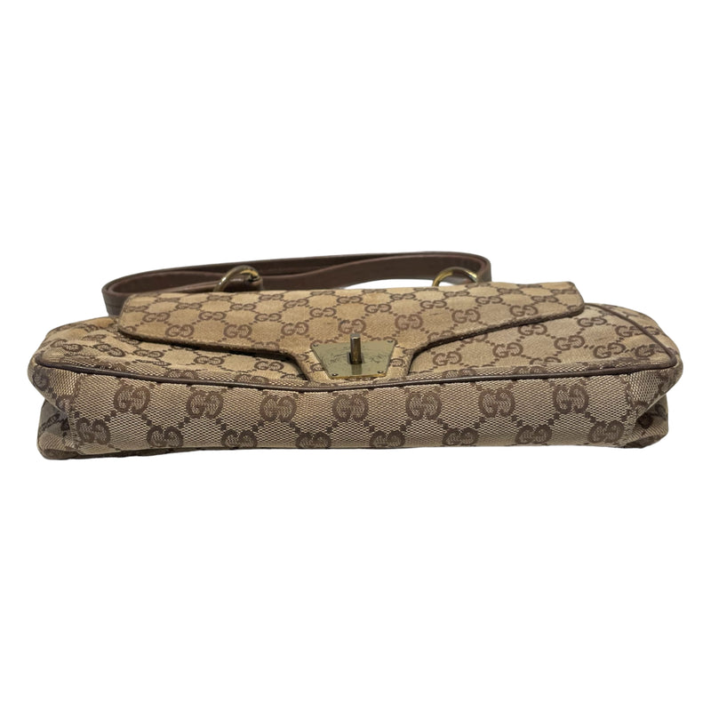 GUCCI/Hand Bag/Monogram/Cotton/KHK/90643