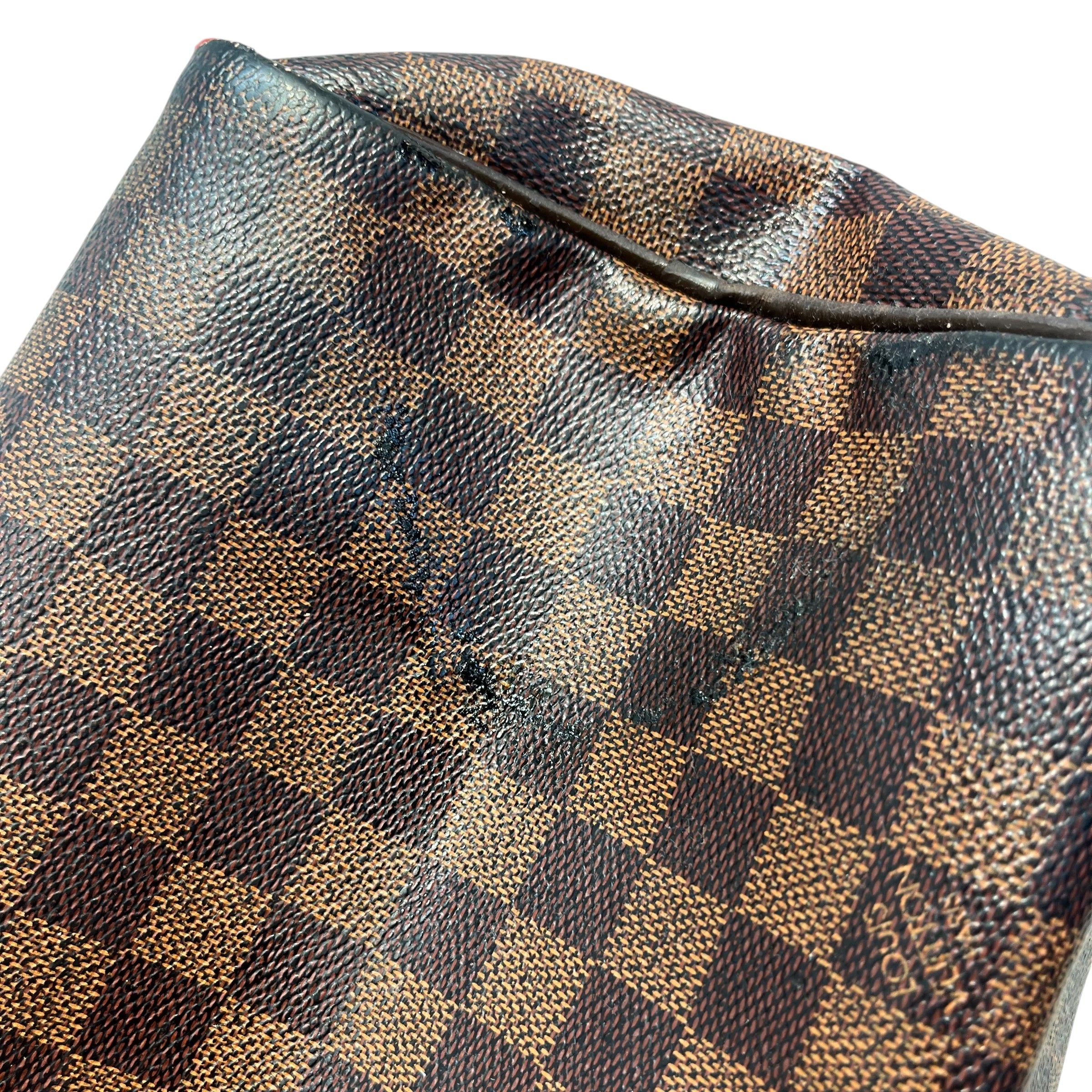 LOUIS VUITTON/Hand Bag/Monogram/Leather/BRW/SPEEDY DAMIER view 10