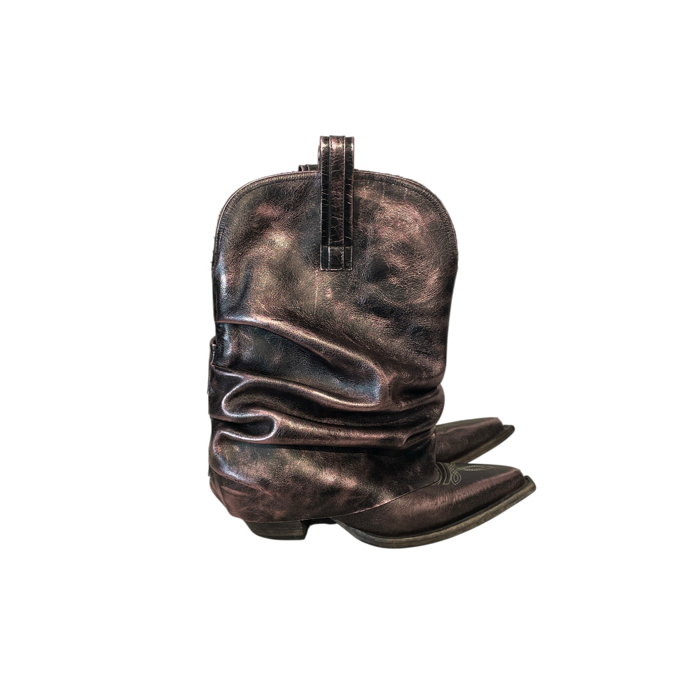 R13/Boots/EU 38/Leather/PPL/LOW RIDER COWBOY BOOTS view 2