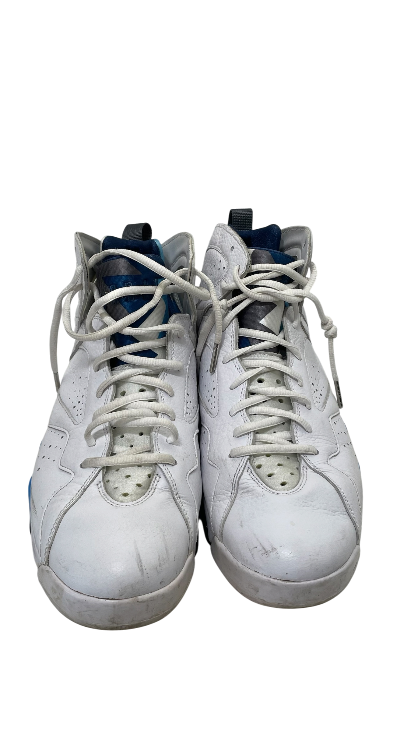 NIKE/Hi-Sneakers/US 11/Cotton/WHT/Air Jordan 7 Retro French Blue view 3