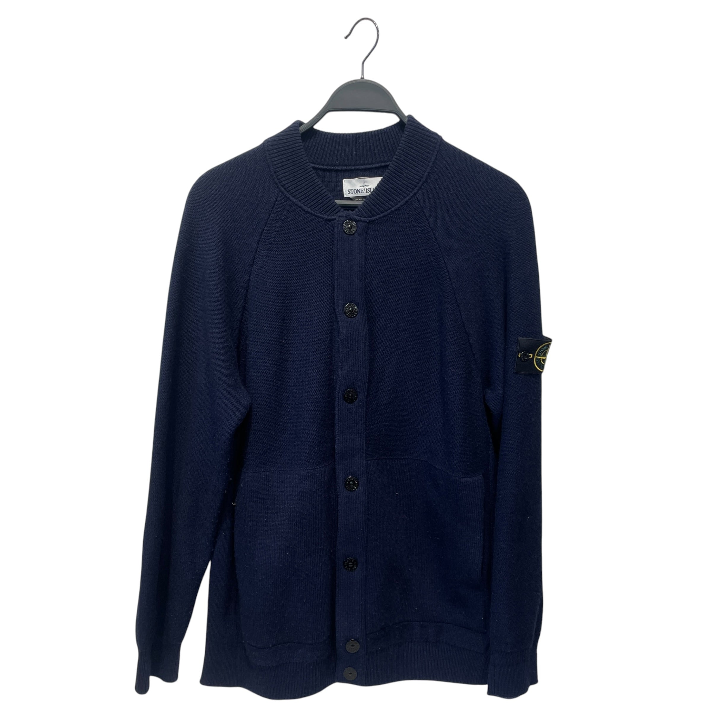 STONE ISLAND/Cardigan/XXL/Wool/NVY/BUTTON UP KNIT view 1