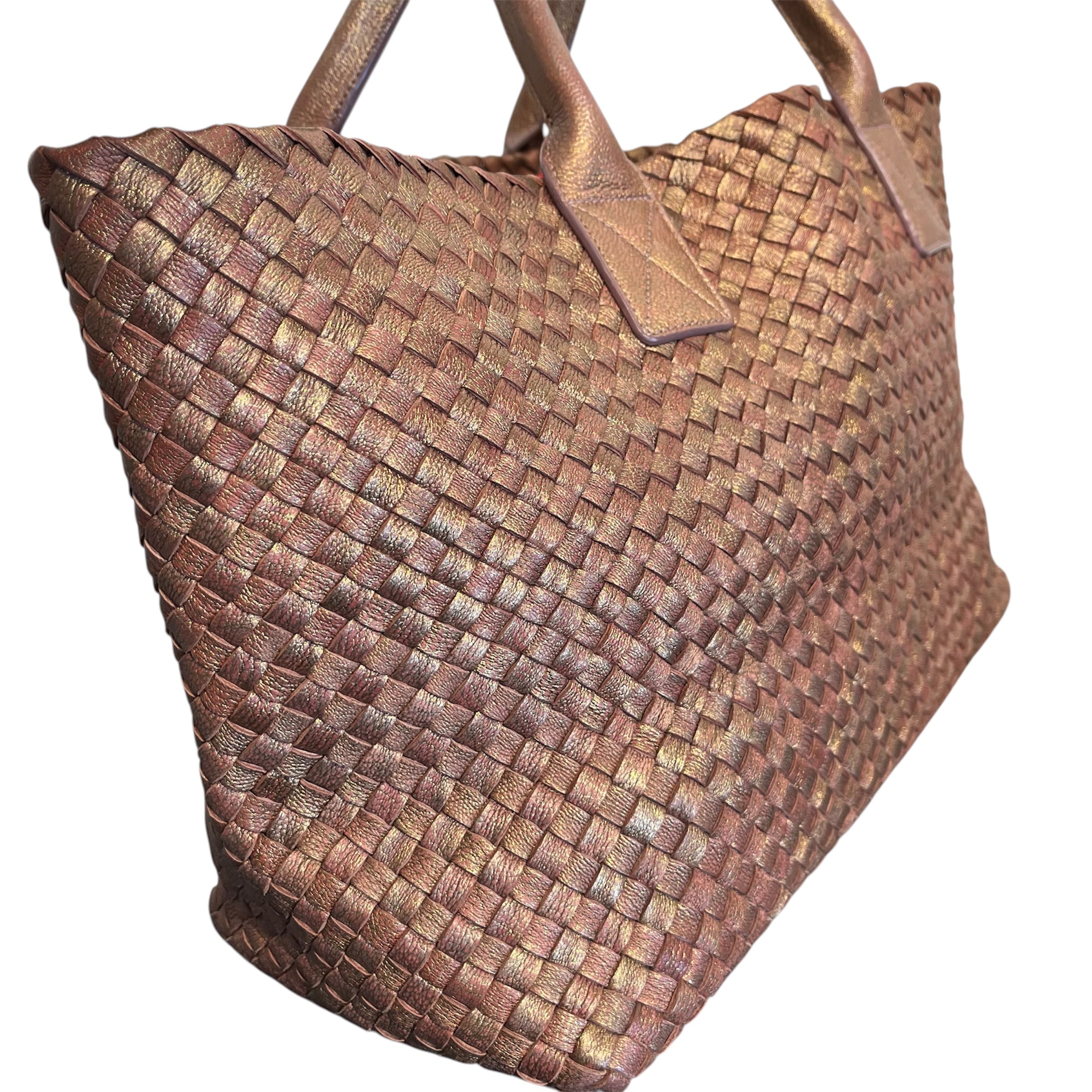 BOTTEGA VENETA/Tote Bag/Leather/BRW/medium cabat tote view 5