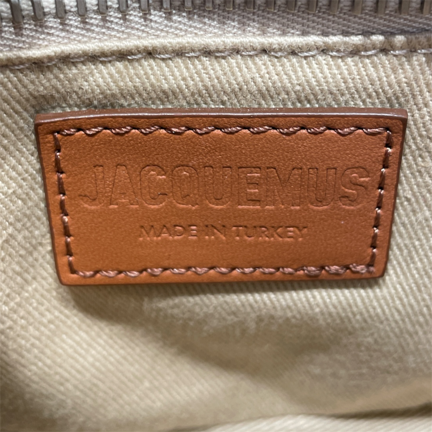 JACQUEMUS/Fanny Pack/Leather/ORN/Le Cuerda Orange Shoulder Bag view 3