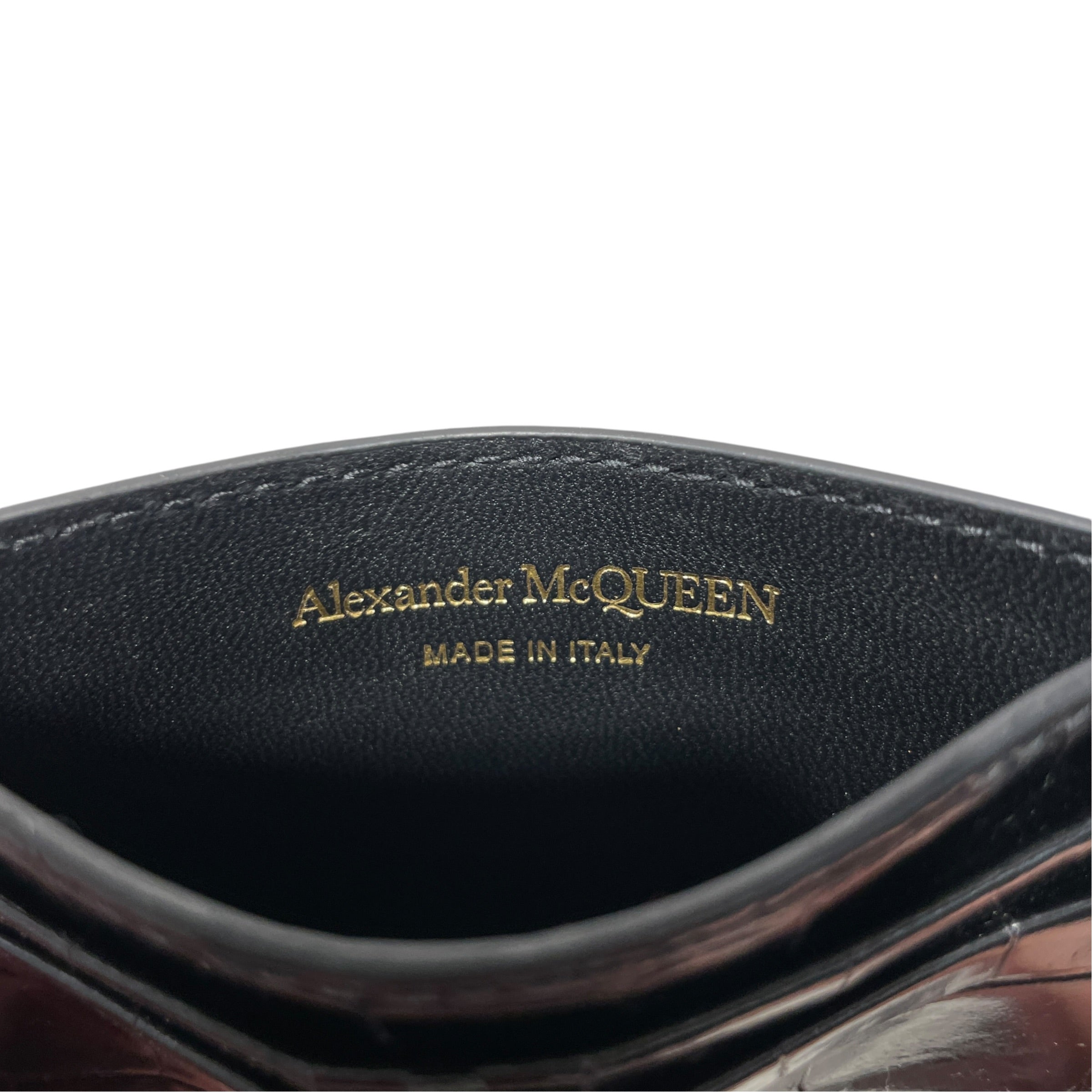 Alexander McQueen/Wallet/Acrylic/BLK/M's/ view 4