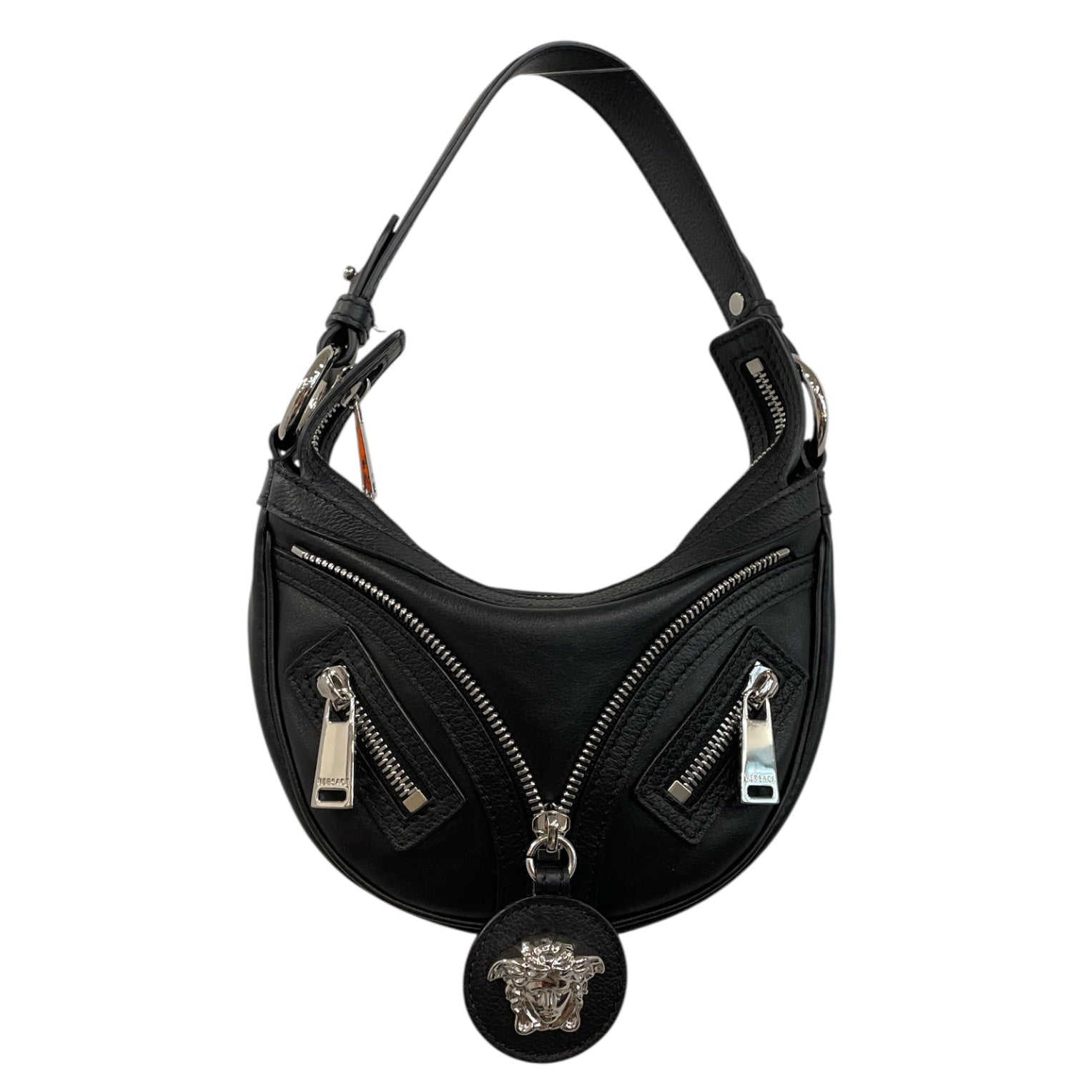 VERSACE/Hand Bag/Leather/BLK/MINI REPEAT MEDUSA BAG view 1