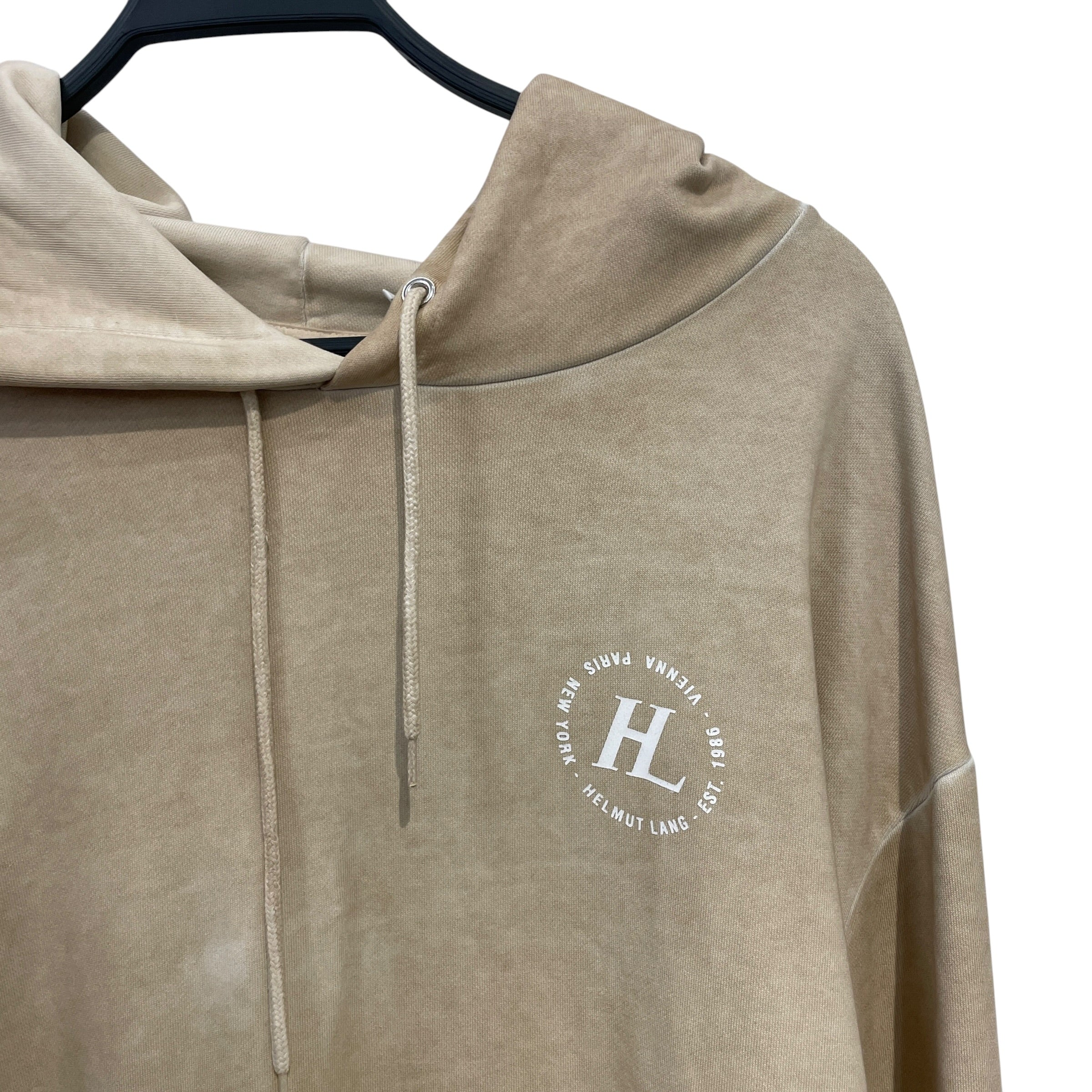 Helmut Lang/Hoodie/XL/Cotton/BEG/Oversize/FINEST SWEATS view 3
