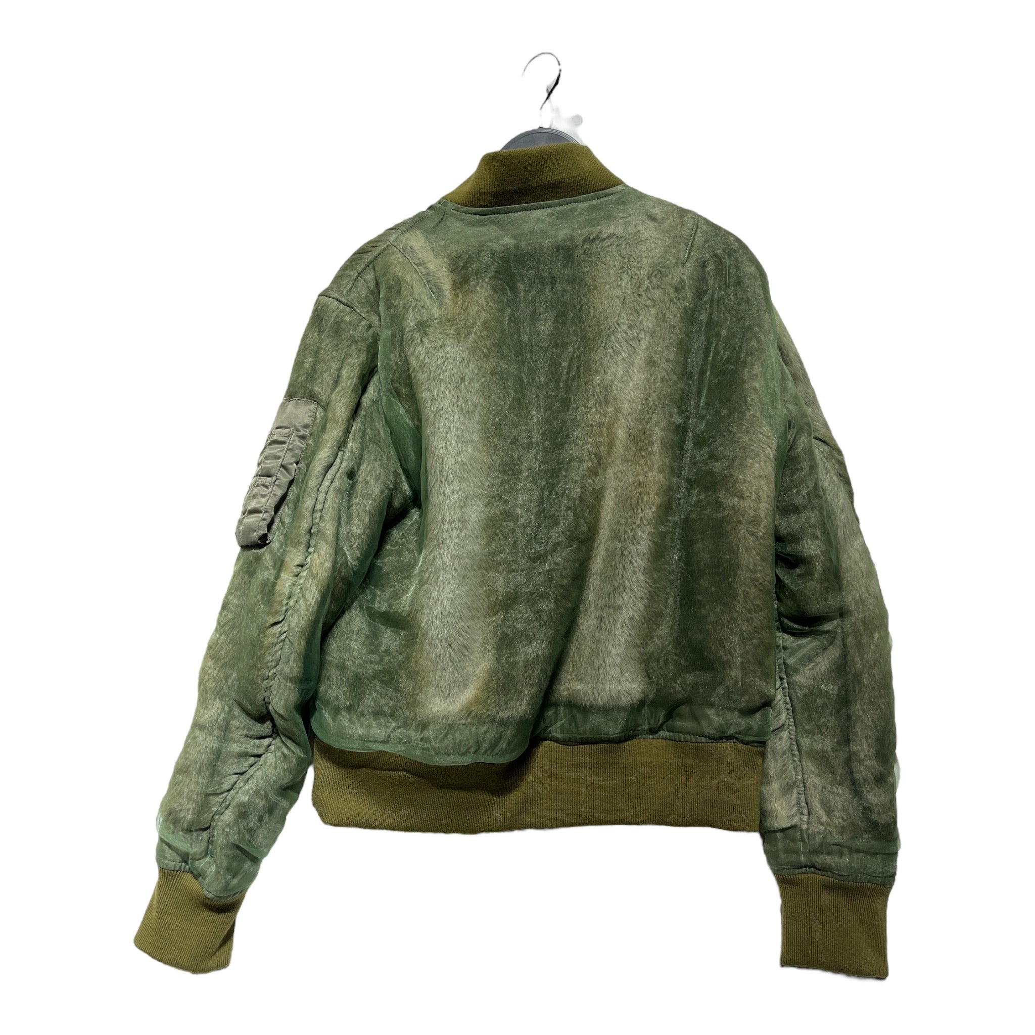 doublet/Flight Jkt/M/Polyester/GRN/MESH OVERLAY FUR view 2