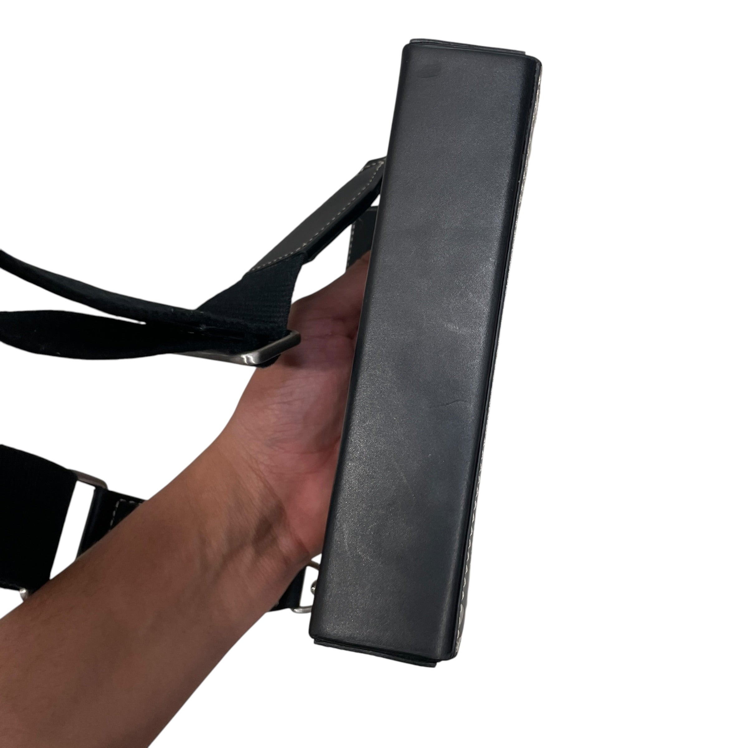 AMI PARIS/Cross Body Bag/Leather/BLK/ view 3