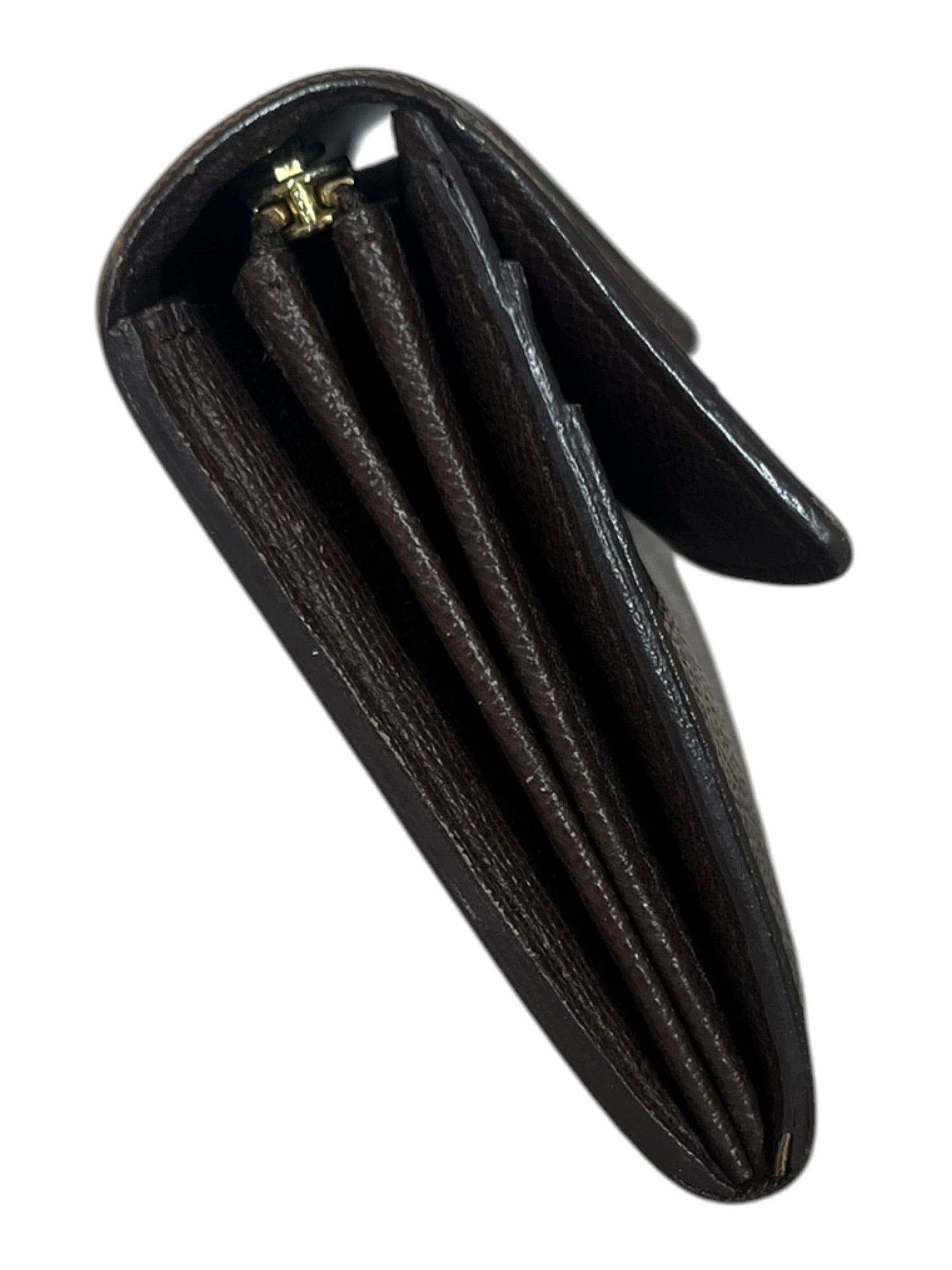 LOUIS VUITTON/Long Wallet/Monogram/Leather/BRW/L's/DAMIER EBENE view 3