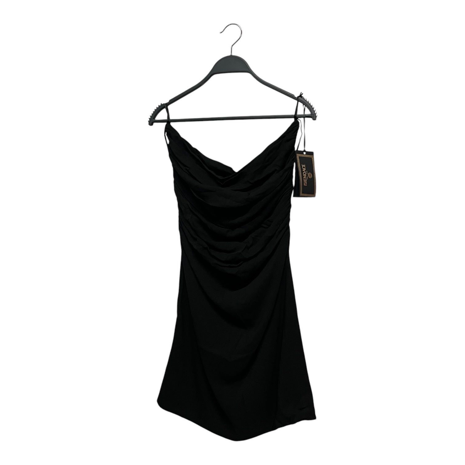 VERSACE/FENDI/SL Dress/44/Rayon/BLK/SCRUNCH DRESS BNWT view 1