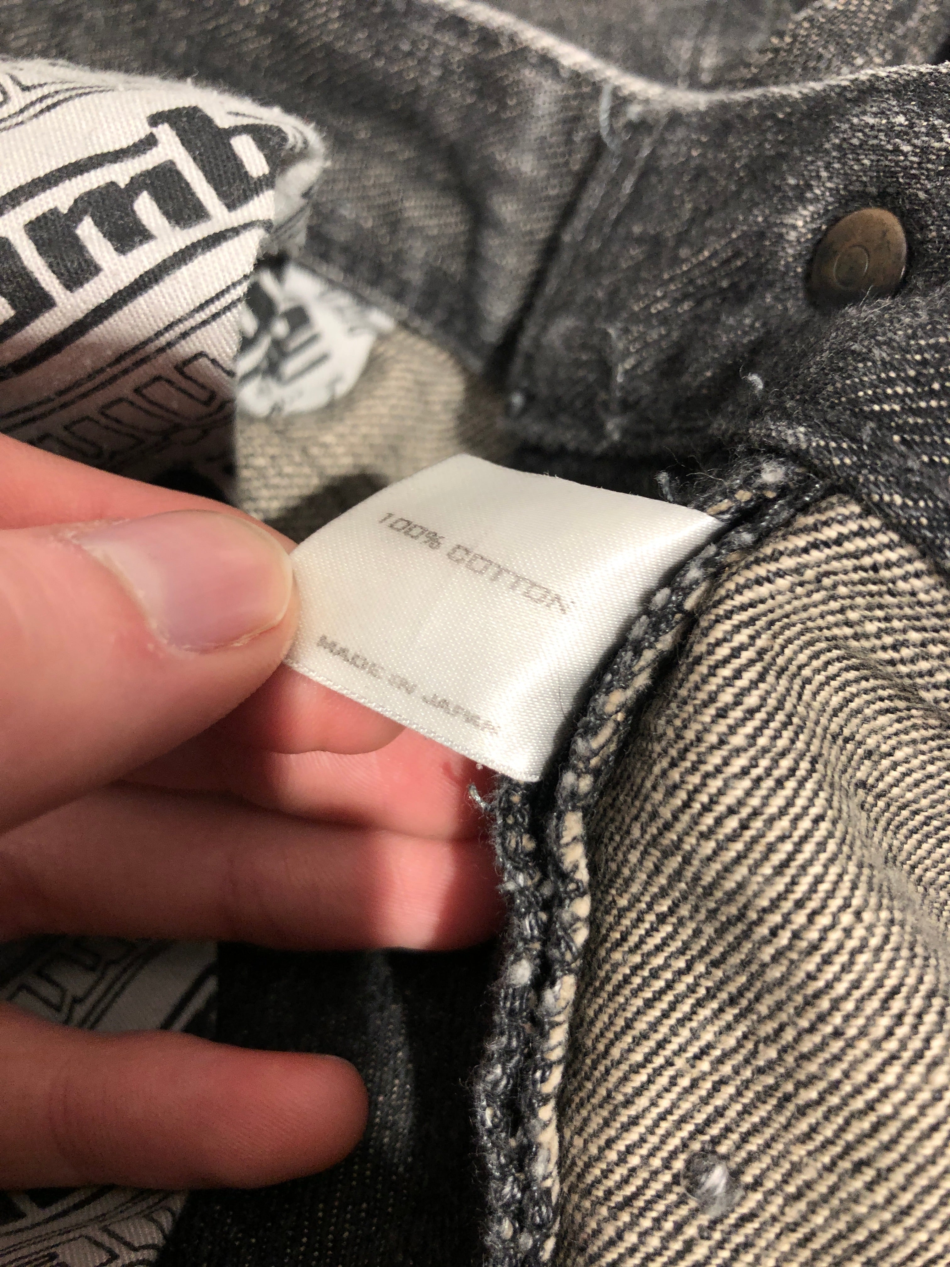 NUMBER (N)INE/Straight Pants/36/Denim/BLK/Pain Jeans view 6