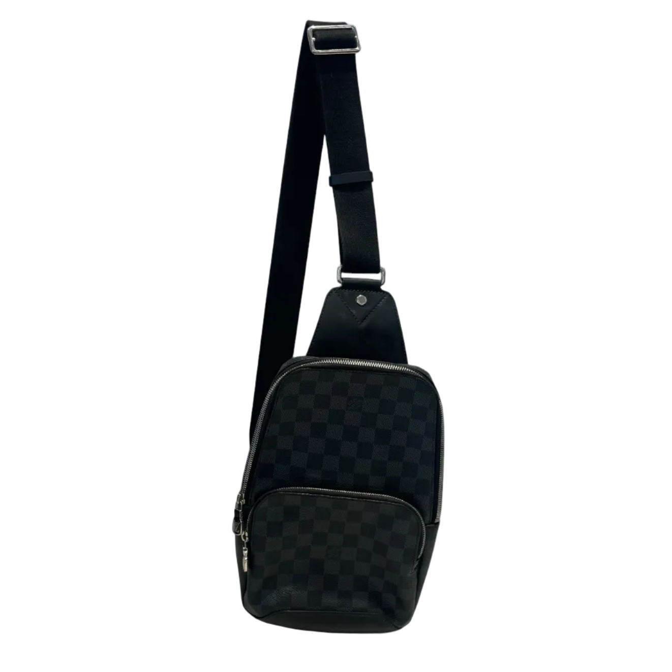 LOUIS VUITTON/Cross Body Bag/Hombre Check/Leather/BLK/DAMIER GRAPHITE view 1