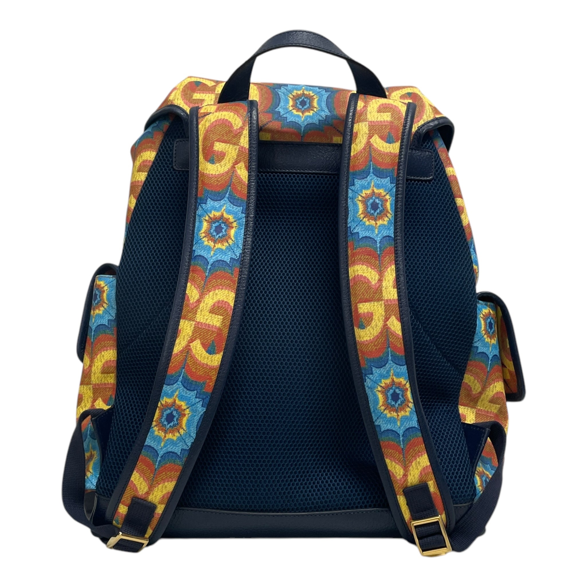 GUCCI/Backpack/All Over Print/Leather/MLT/BLUE ORANGE YLLW view 2