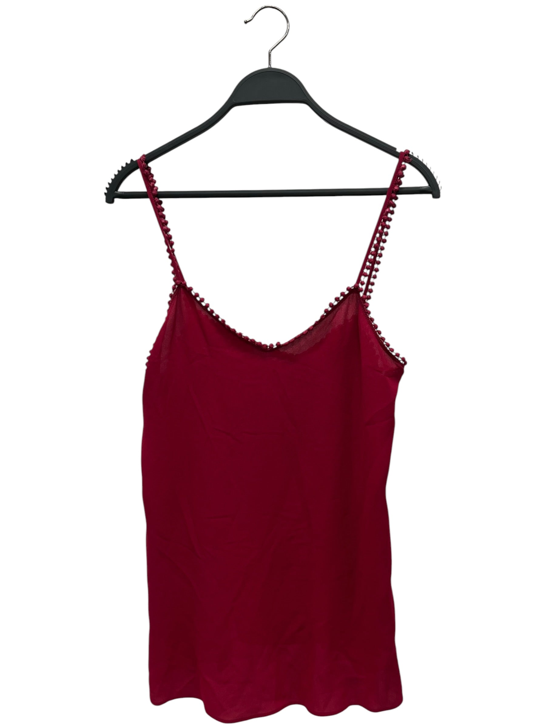 Alexander McQueen/SL Blouse/38/Silk/PNK/THREAD BALL SPAGHETTI STRAP view 1
