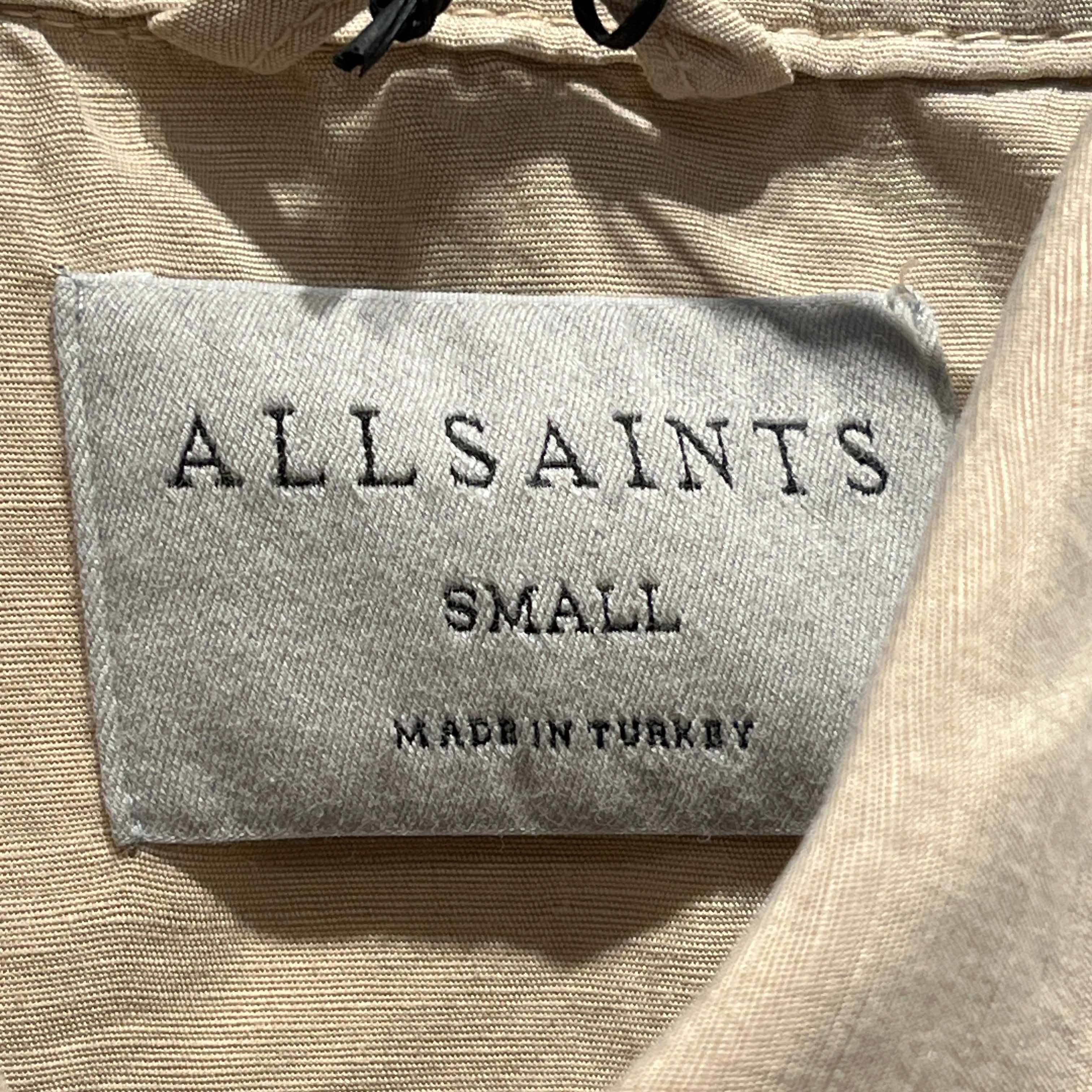 ALLSAINTS/LS Shirt/S/Cotton/BEG/ALLSAINTS OVERSIZED SHKT NWT view 3