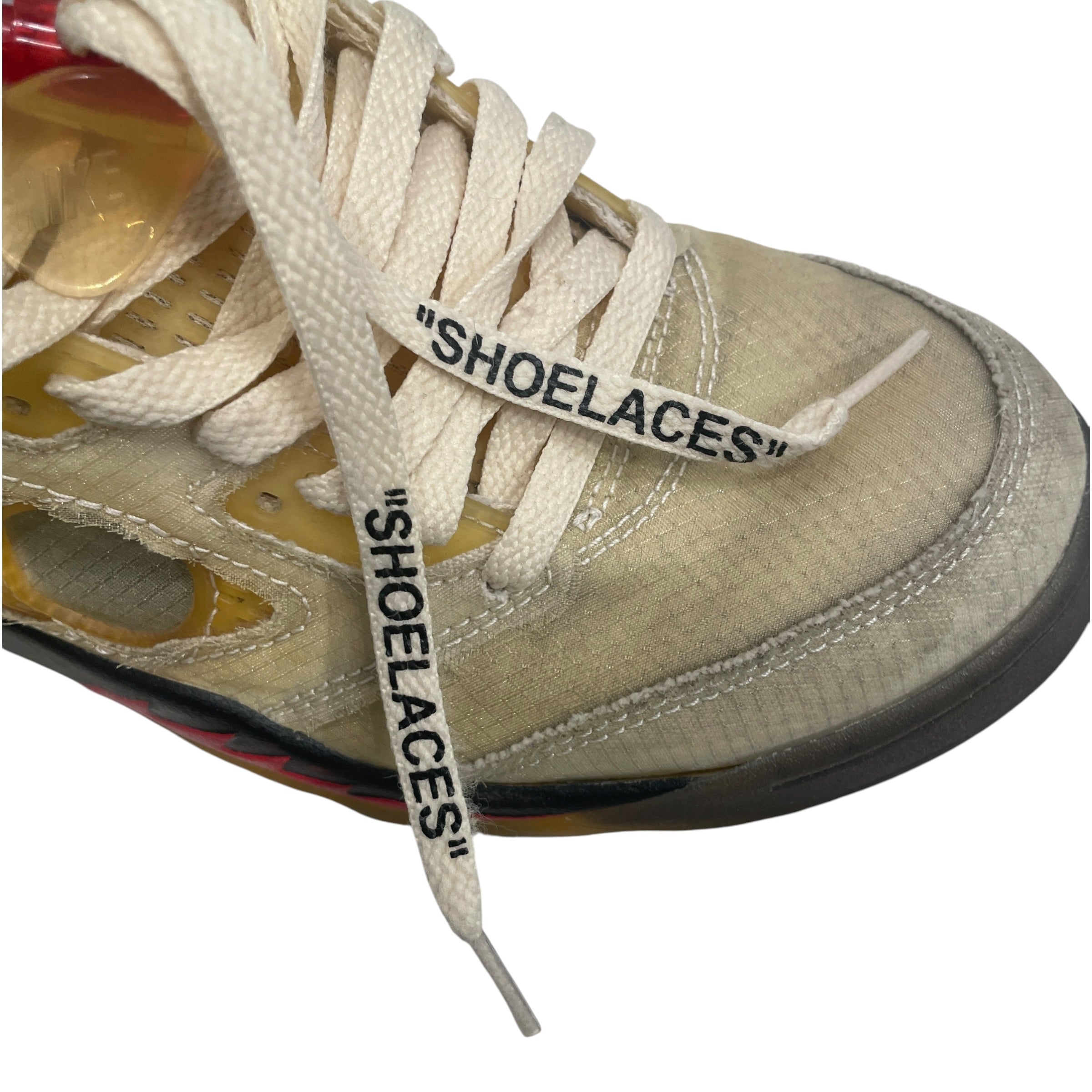OFF-WHITE/JORDAN BRAND/Hi-Sneakers/US 8/BEG/DH8565-100 OFF WHITE 5 view 4