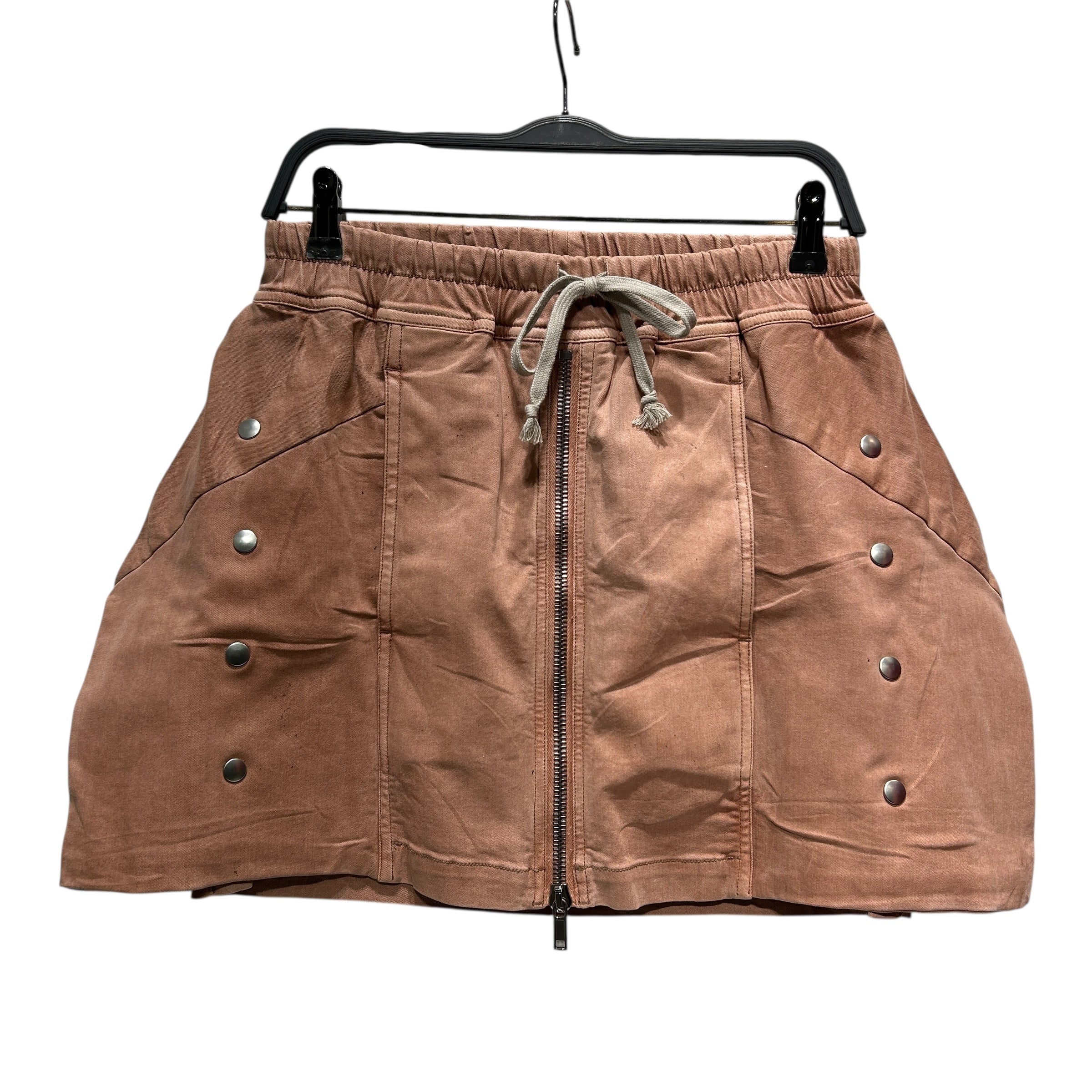 RICK OWENS DRKSHDW/Skirt/S/Cotton/PNK/ view 1