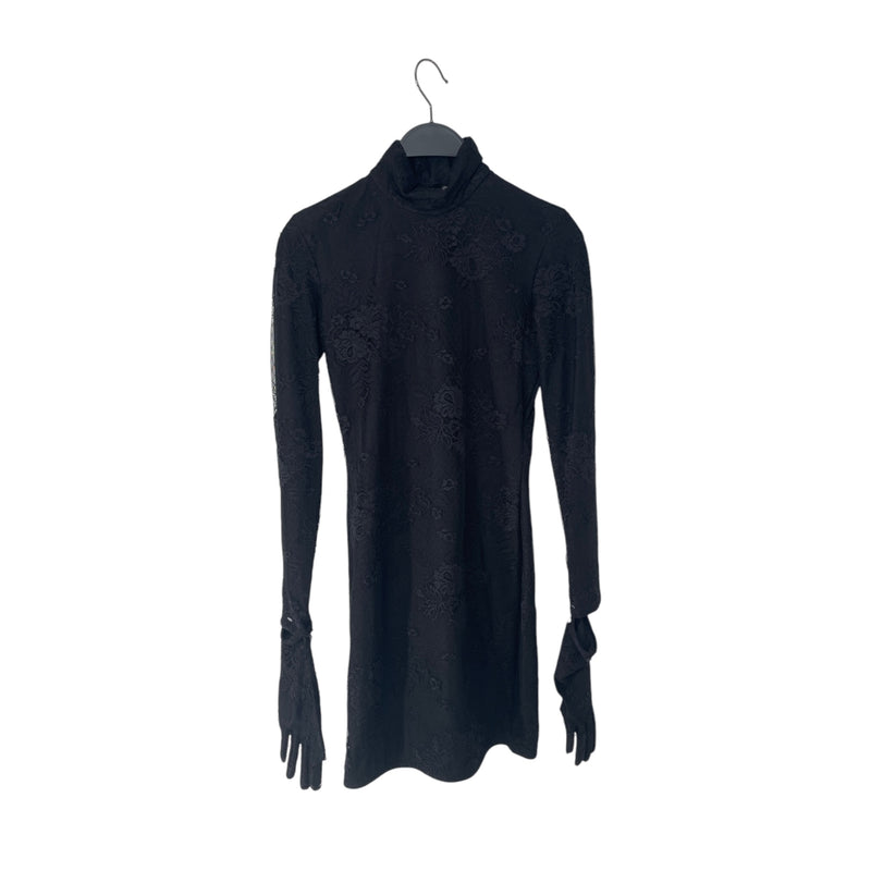 BALENCIAGA/LS Dress/36/Polyester/BLK/JP57 2022 00478