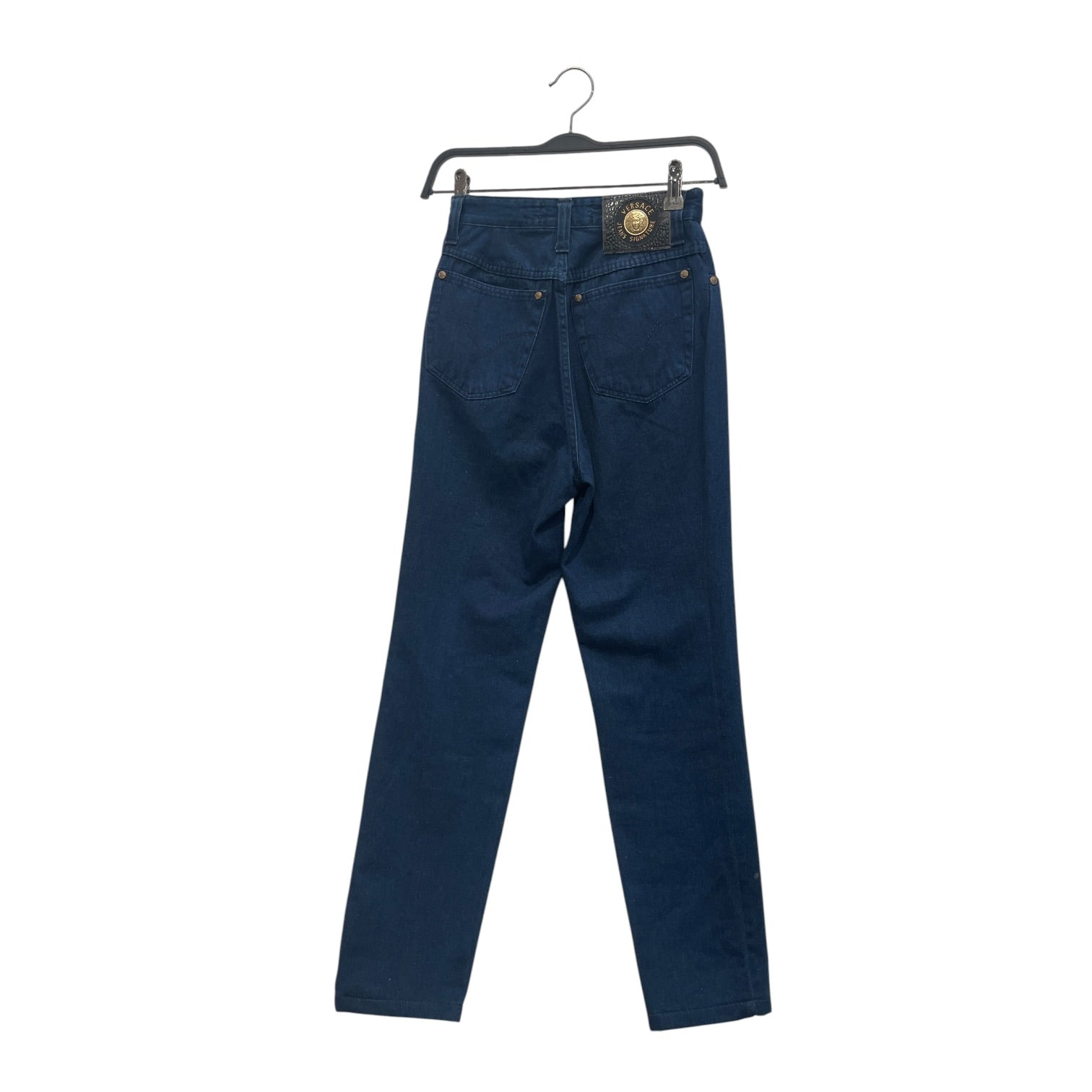VERSACE JEANS COUTURE/Skinny Pants/28/Cotton/BLU/High-waisted/GOLD HARDWER view 2