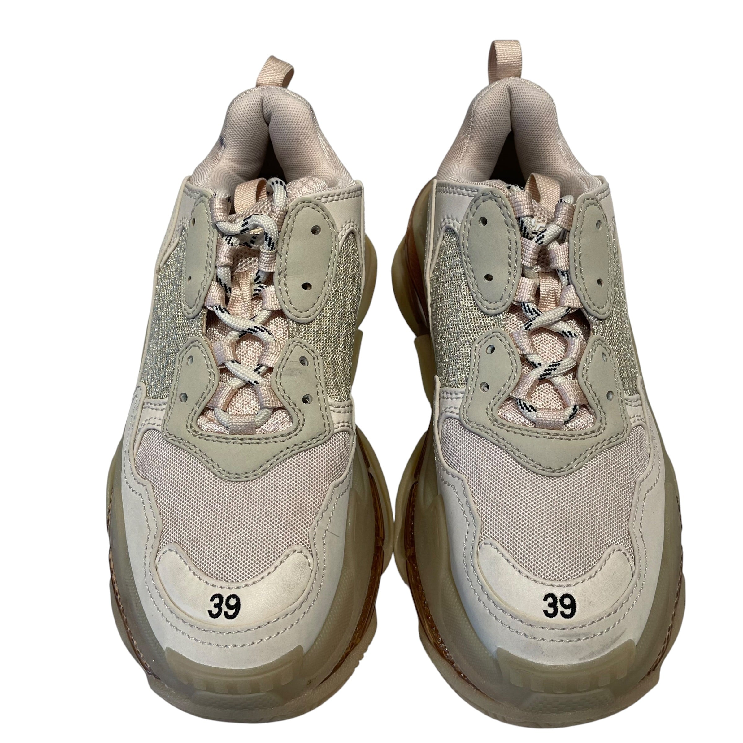 BALENCIAGA/Low-Sneakers/EU 39/Leather/BEG/ view 3