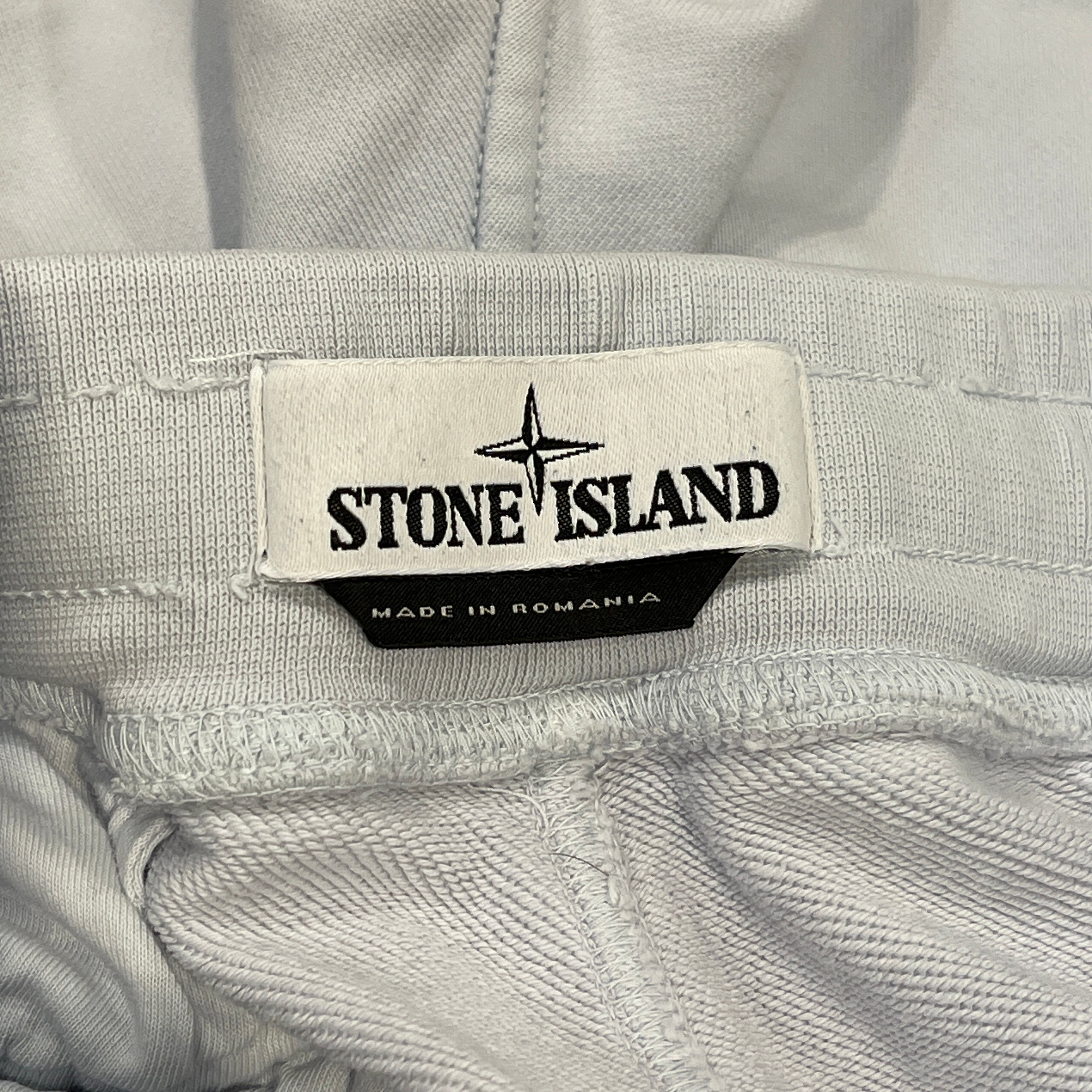 STONE ISLAND/Shorts/M/Cotton/WHT/Blue Tint/828822617270 view 3